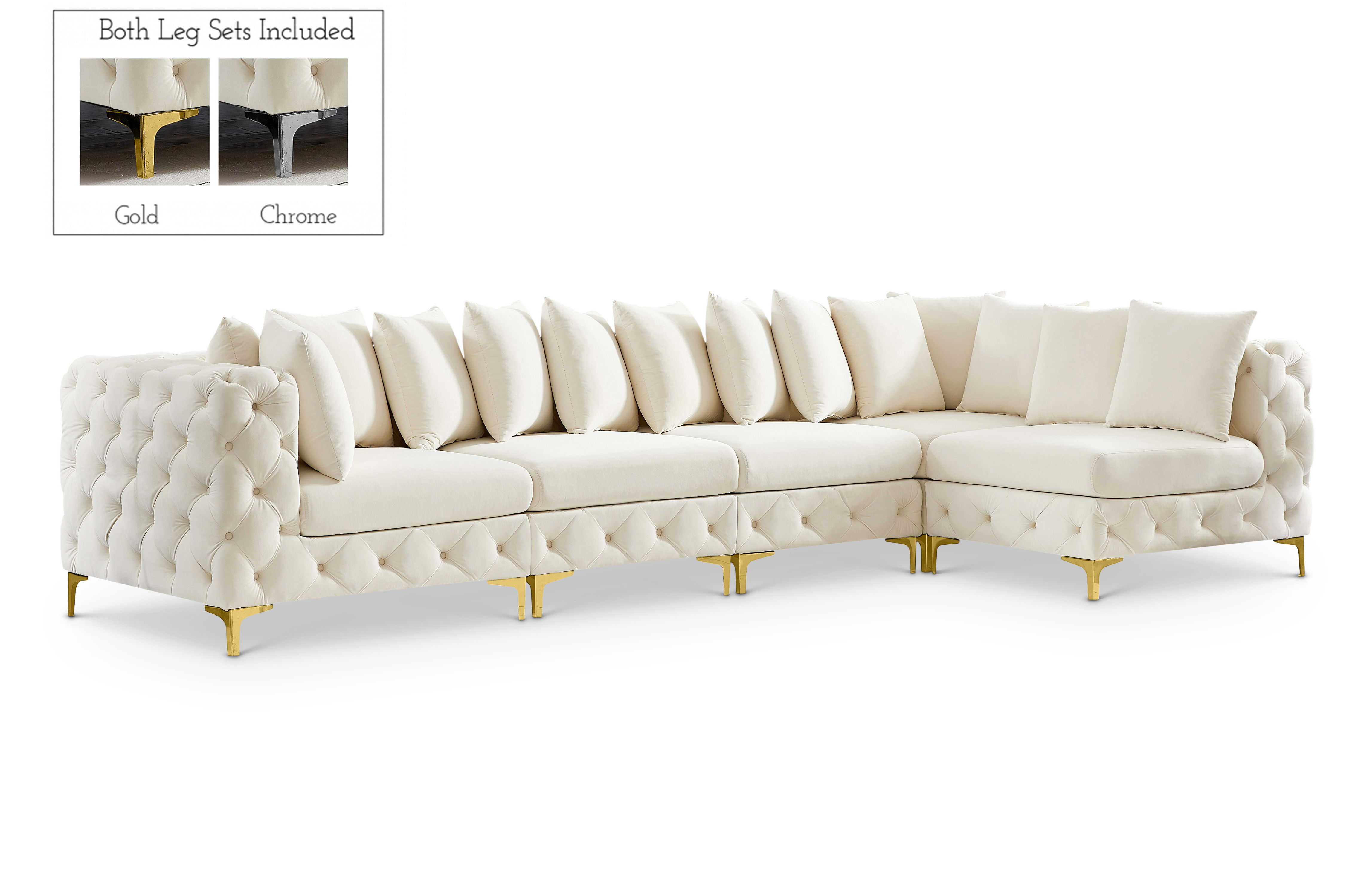 Tremblay - 5 Piece Modular Sectional - Cream