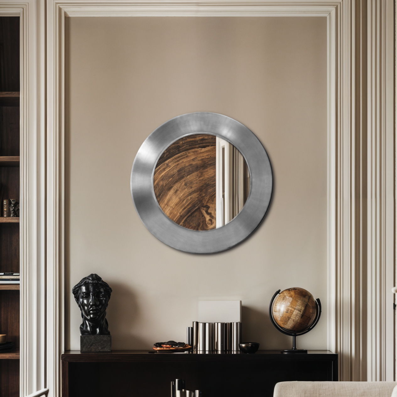 Sphere - 24" Mirror - Silver
