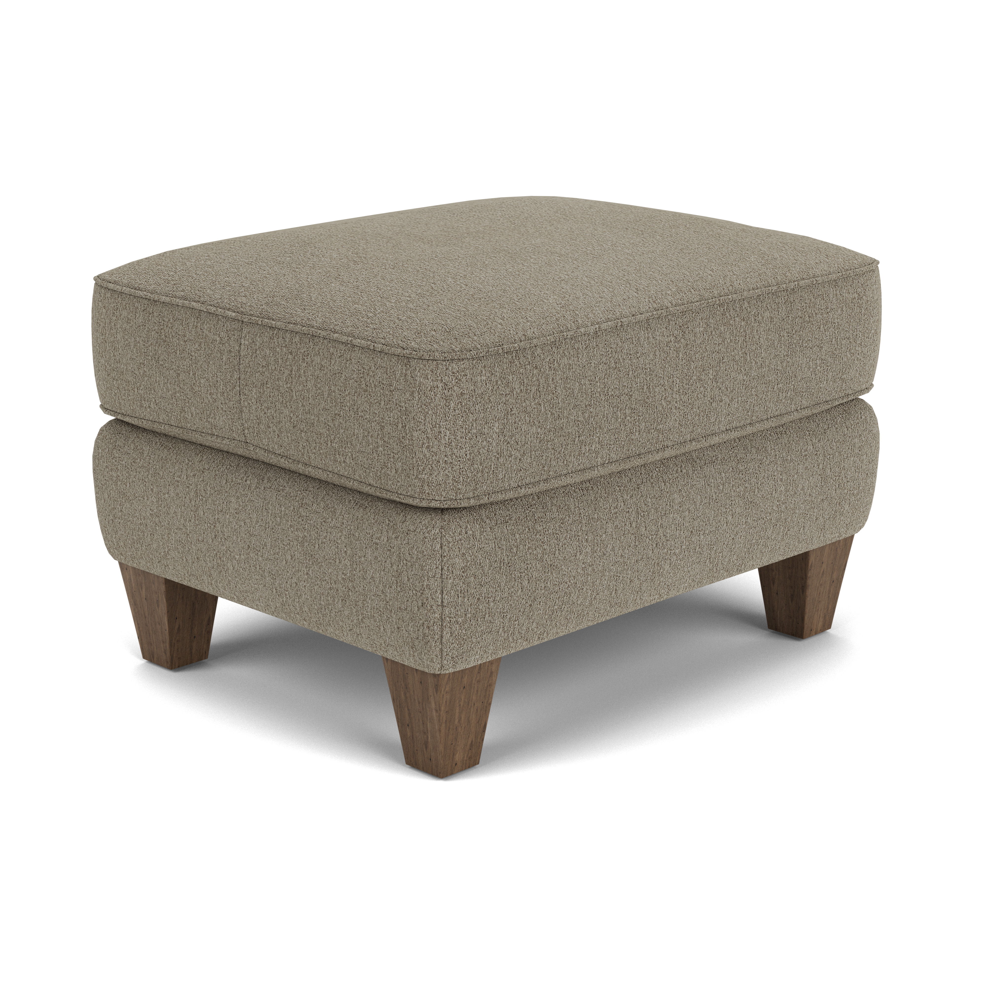 Holly - Fabric Ottoman, blue, view 2