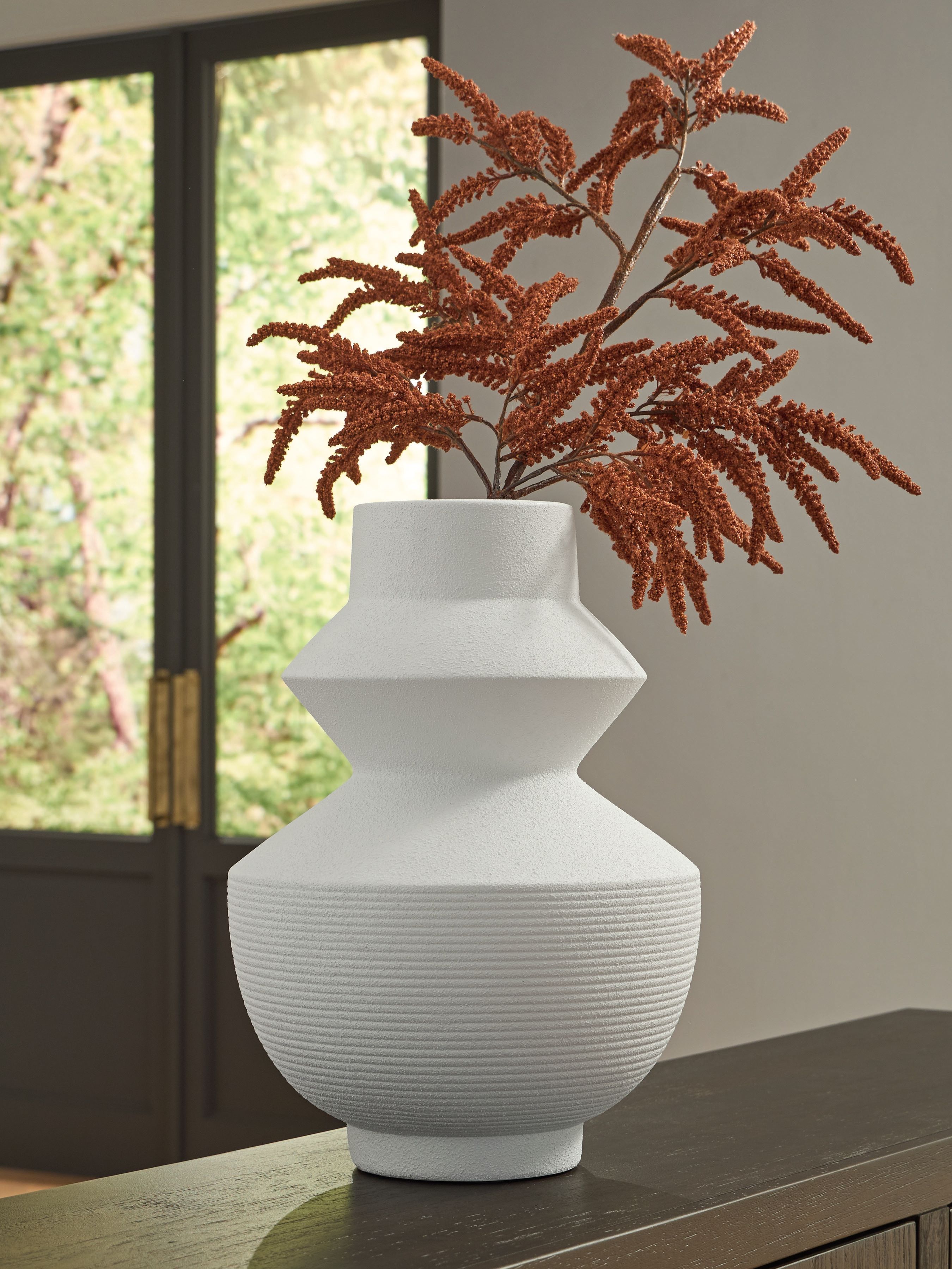 Naveen - Vase - 18" - White