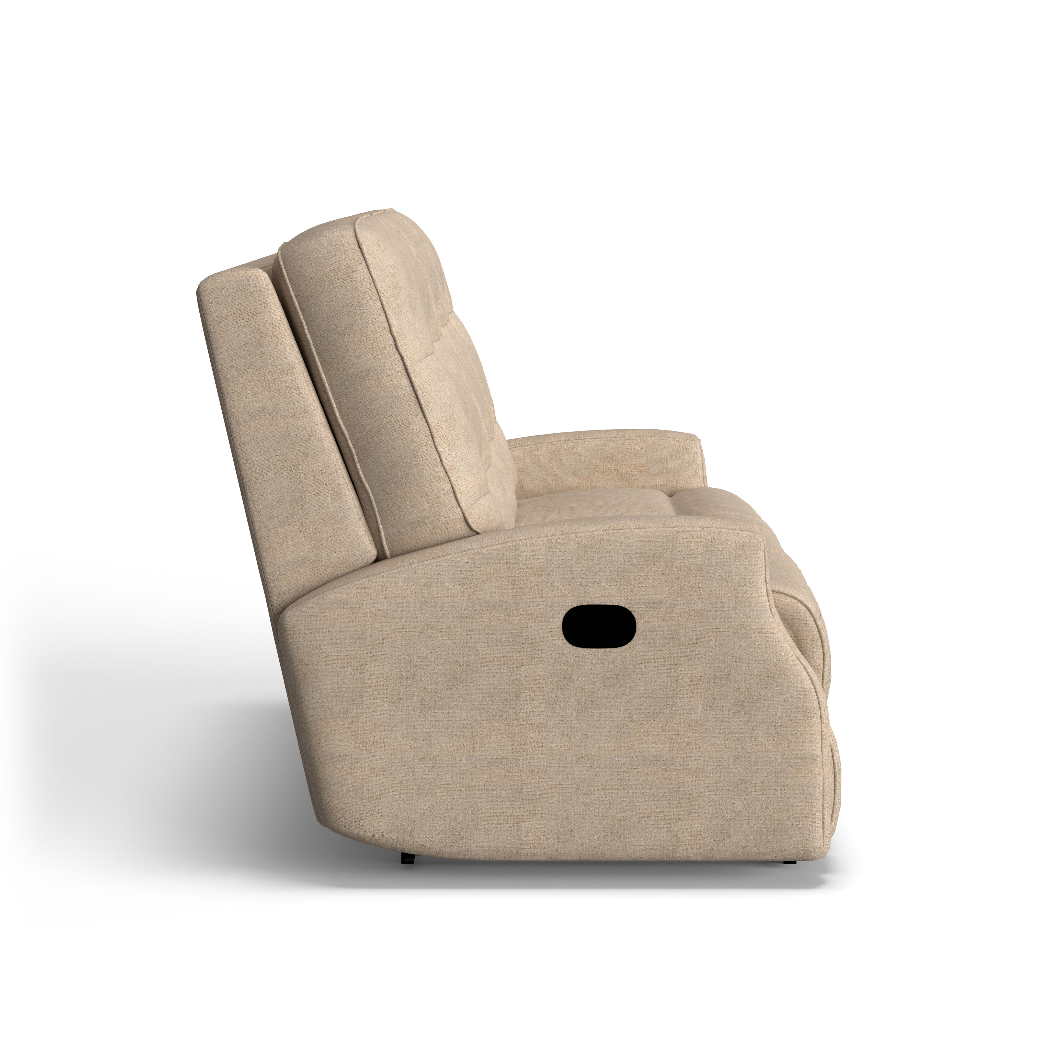 Devon - Transitional Fabric Reclining Sofa, beige, view 5
