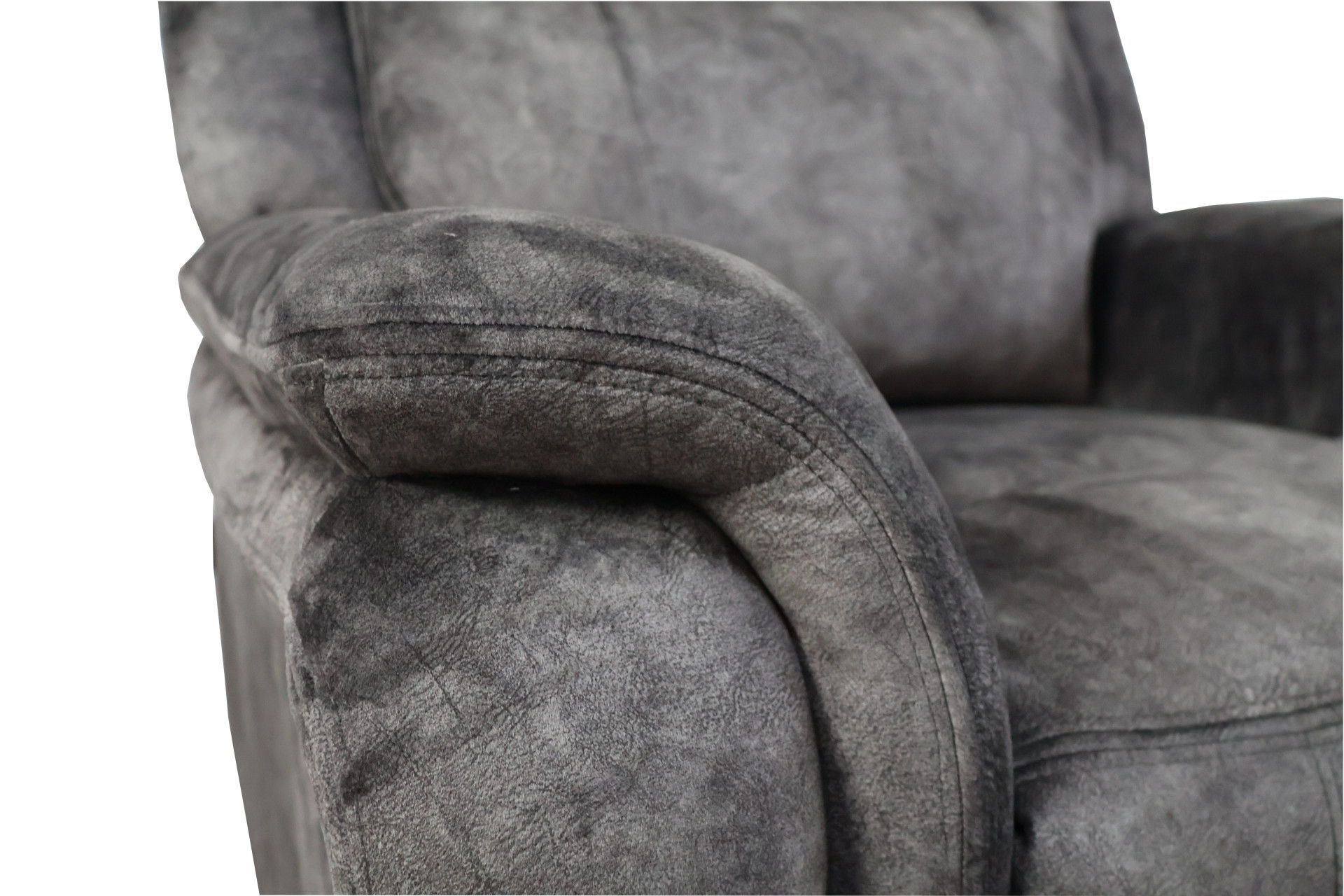 Park City - Glider Recliner With Power Footrest - Slate, dark gray, view 4