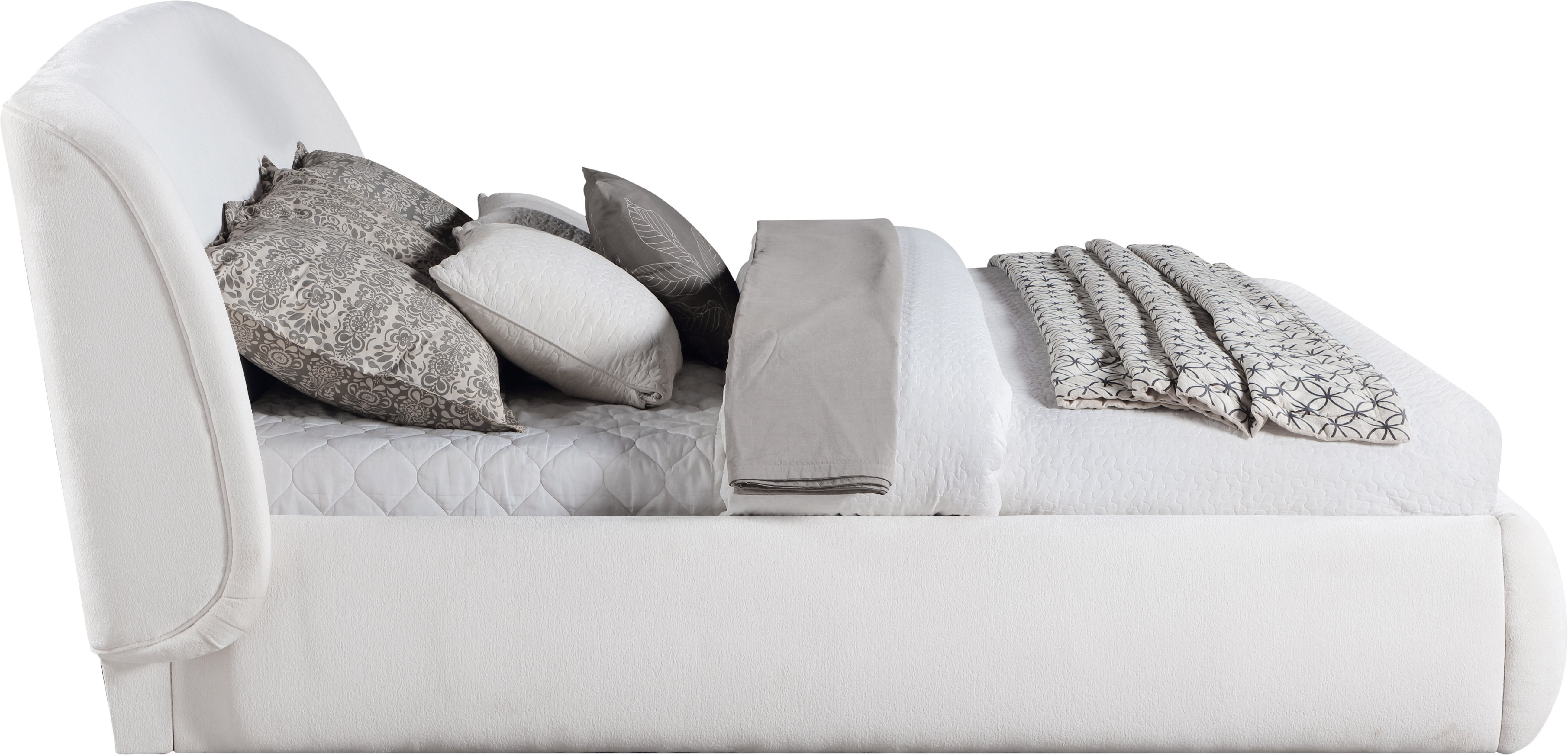 Sandro - Queen Bed - Cream