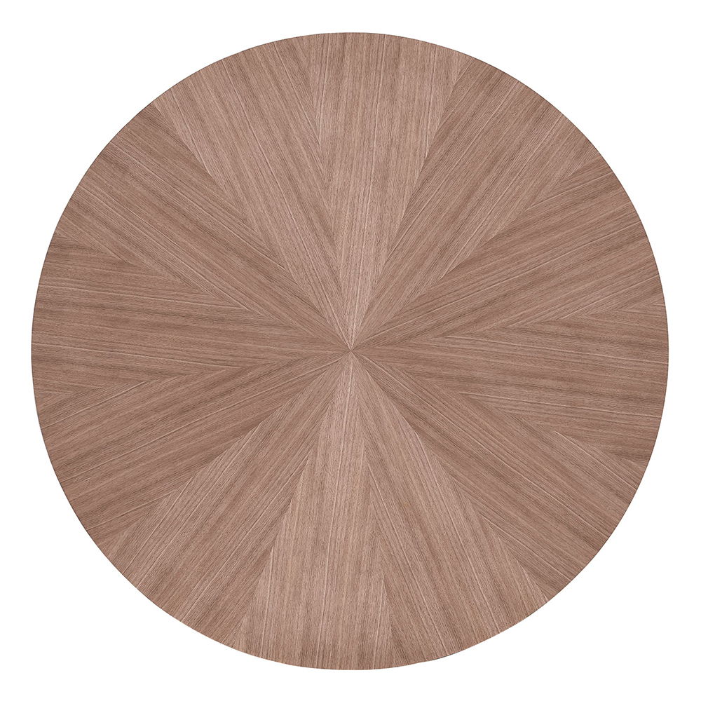Seda - Round Dining Table - Walnut, light brown, view 8