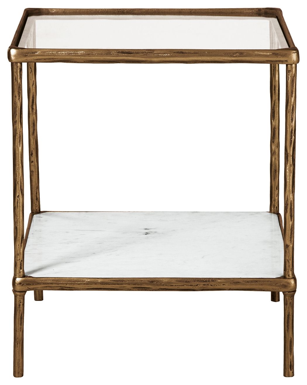 Ryandale - Accent Table - Antique Brass Finish