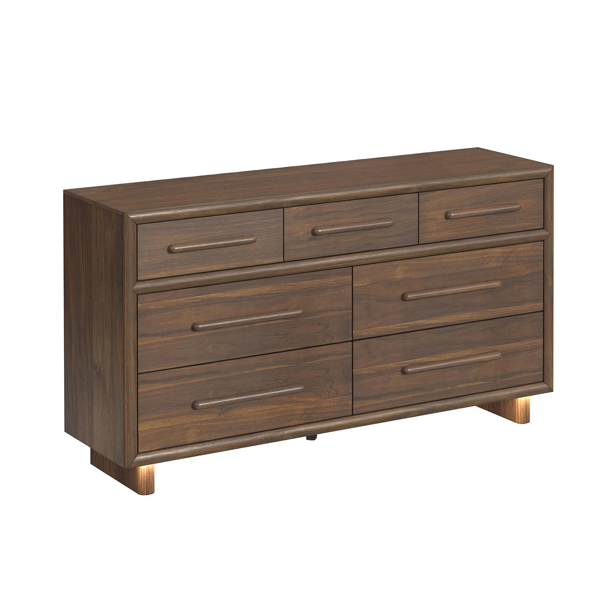 Brisbane - Dresser With LED - Brown