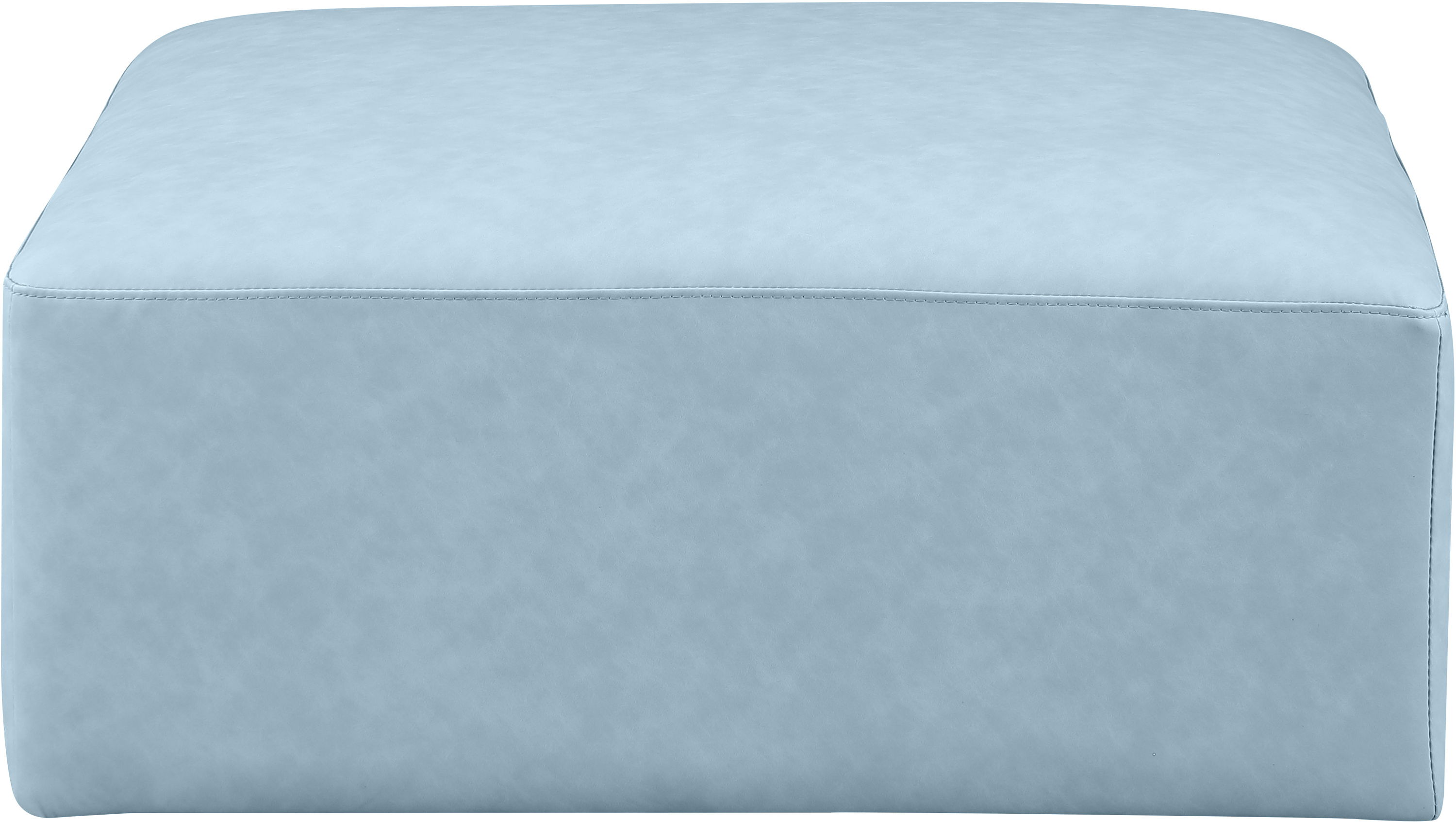 Cube - Ottoman - Light Blue