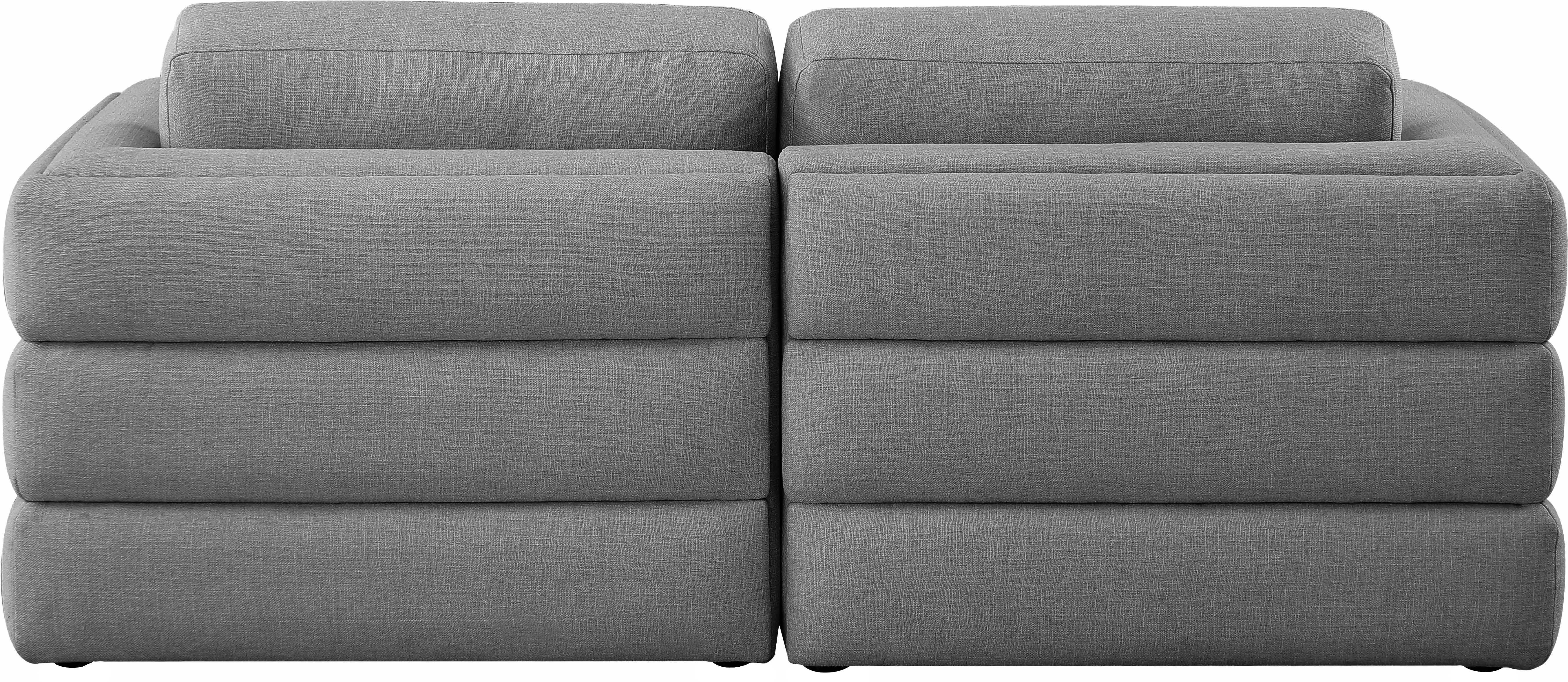 Beckham - Modular 2 Piece Sofa - Gray