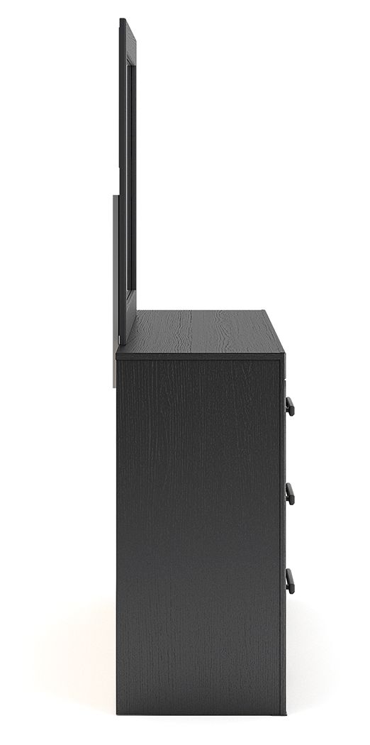 Ashley Furniture Broachmyn - Dresser And Mirror - Black / Gray - Image 5