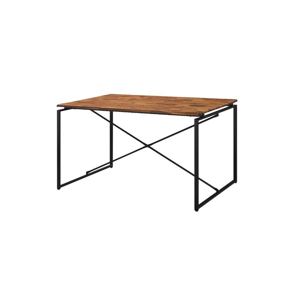Jurgen - Dining Table - Oak & Black, black