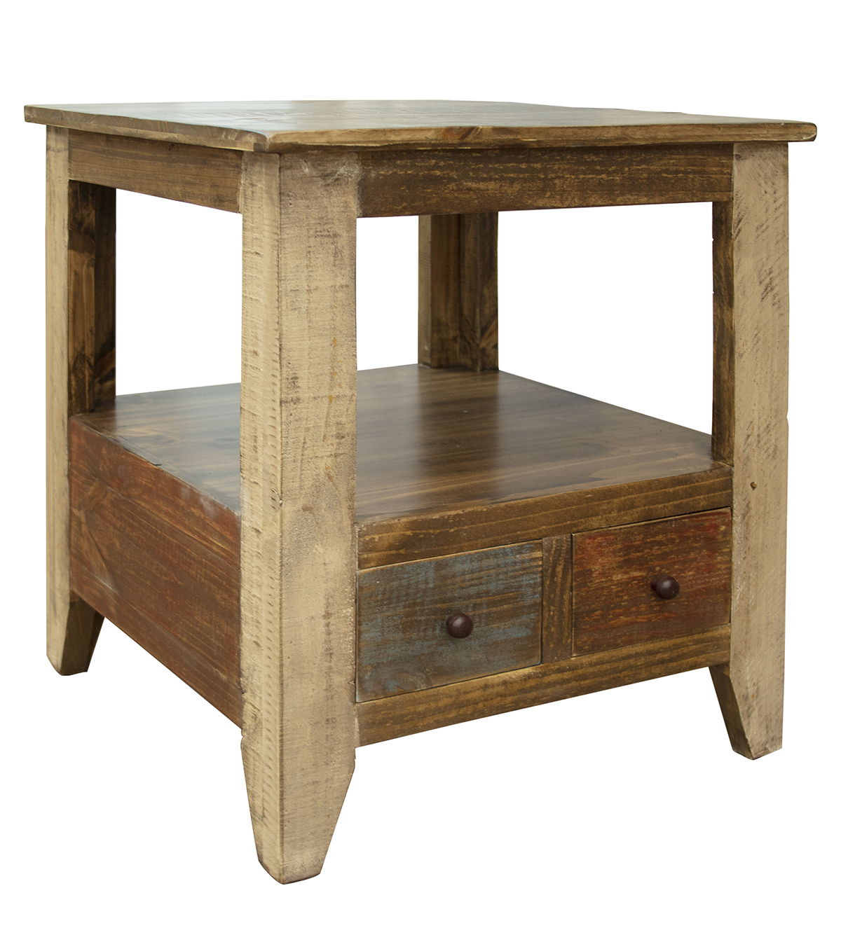 Antique Multicolor End table Image