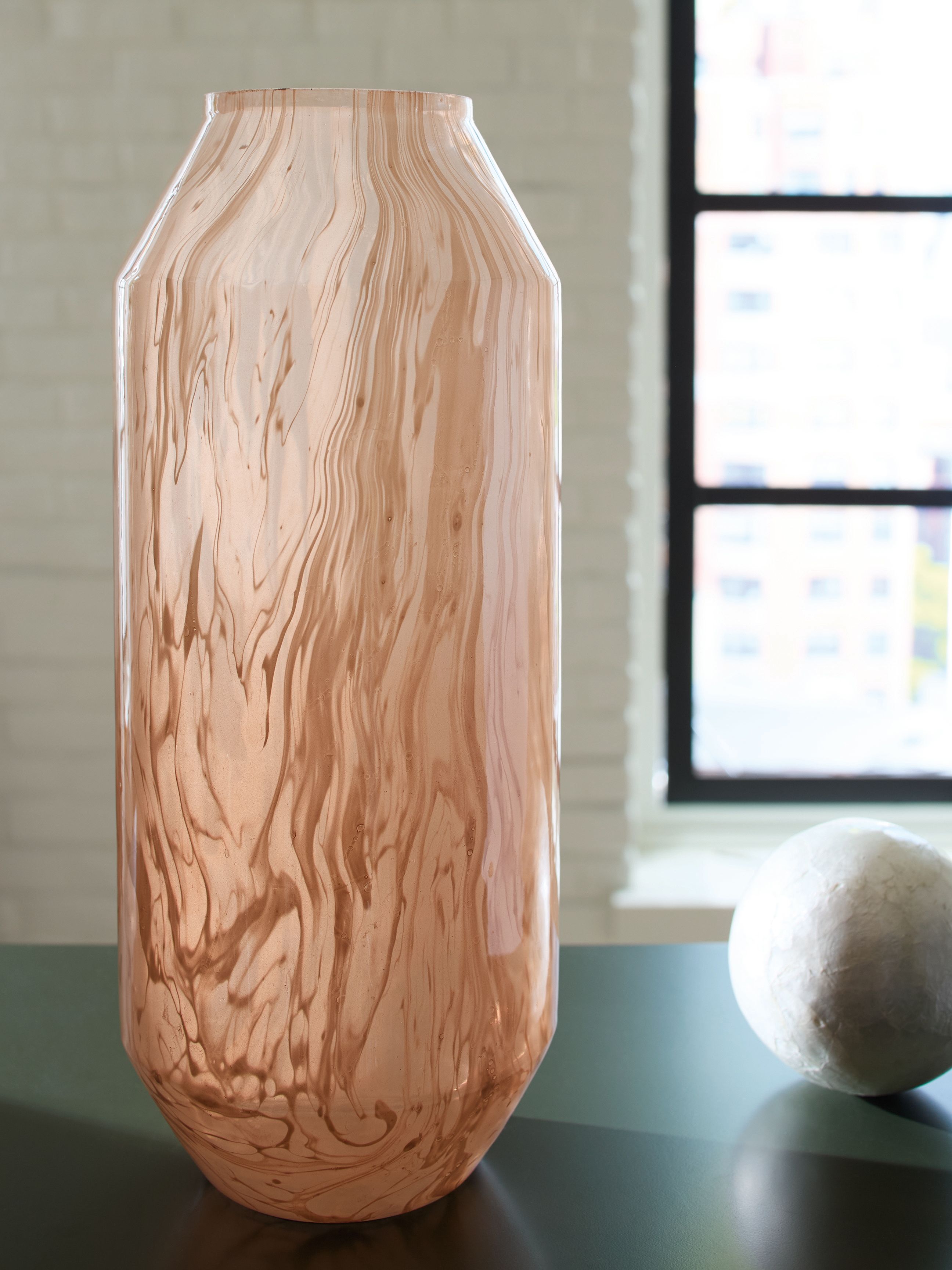 Dushby - Vase - 15" - Blush Pink