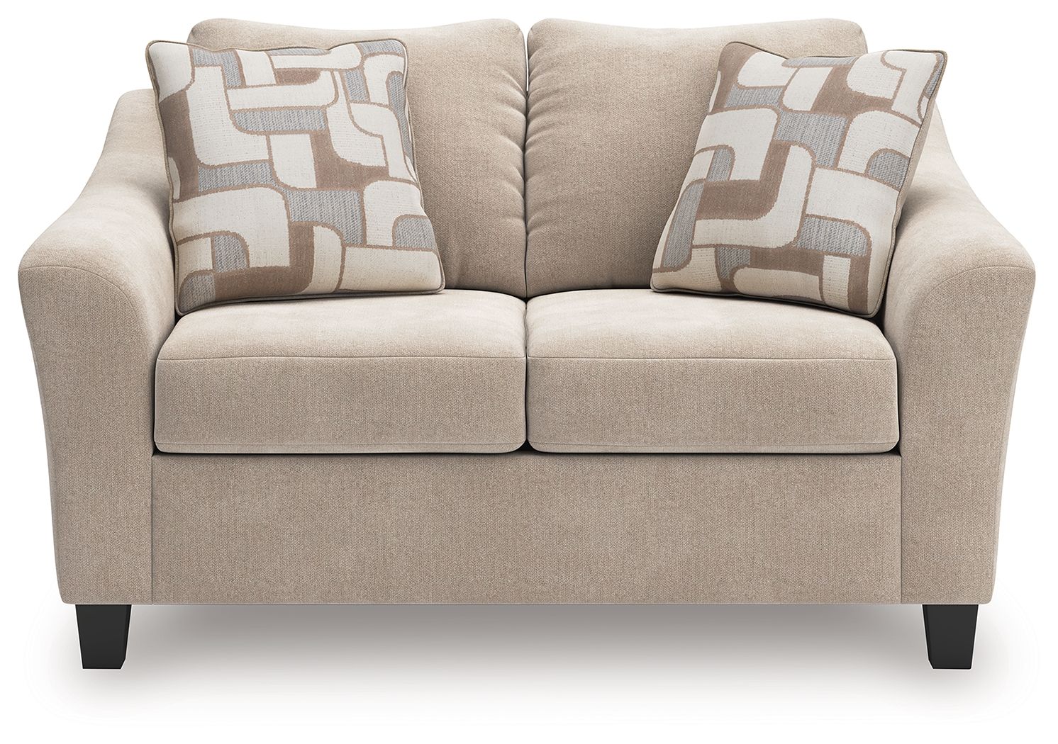 Ashley Furniture Willarae - Loveseat - Taupe - Image 3