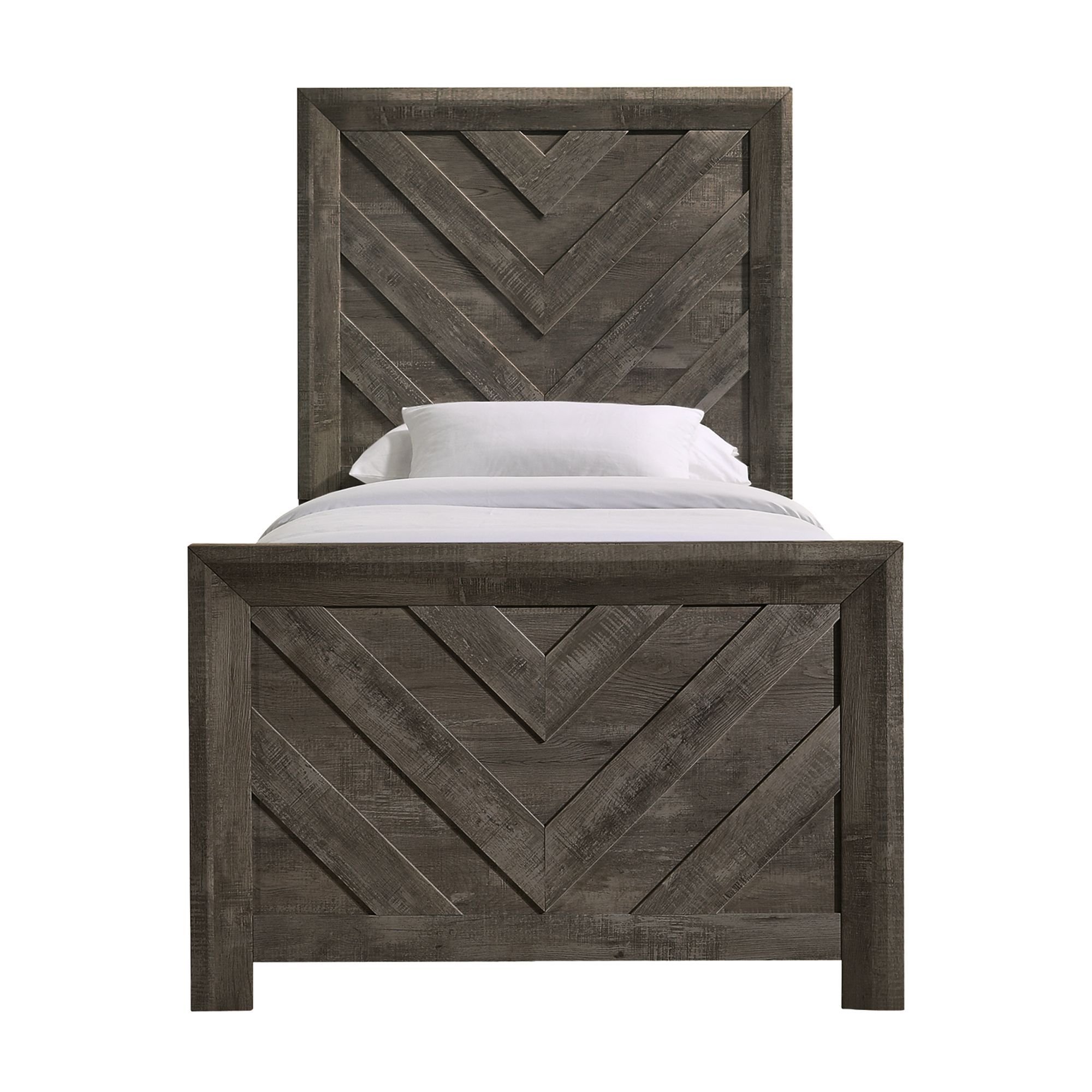 Eleanor - Twin Bed - Mocha Gray
