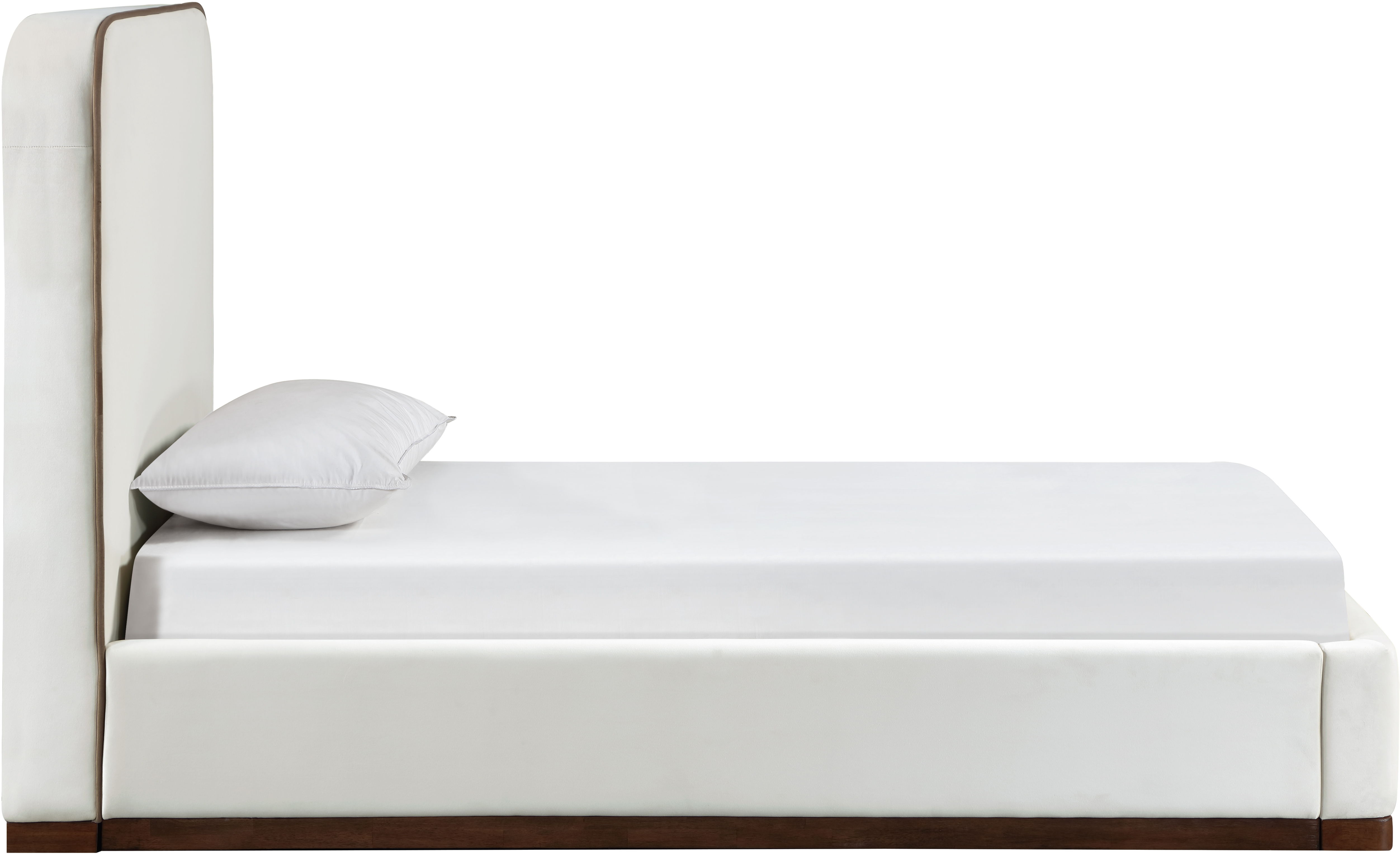 Rava - Twin Bed - Cream / Beige