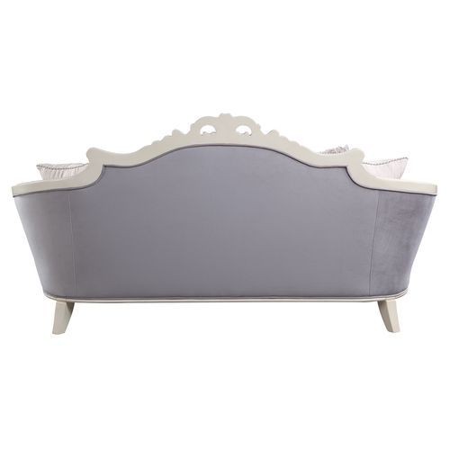 Galelvith - Sofa With 6 Pillows - Gray Fabric, gray, view 3