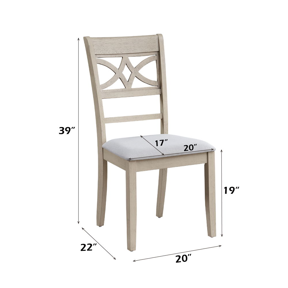 Ferris - Side Chair (Set of 2) - Antique Gray, beige, view 8