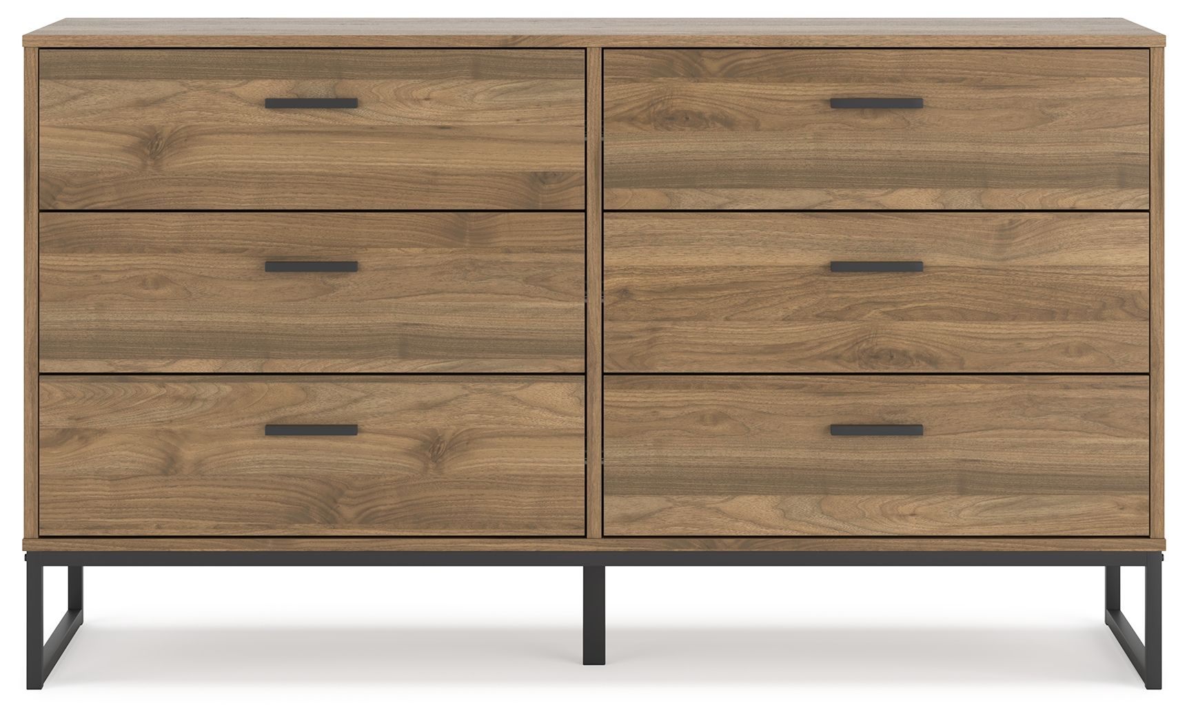 Deanlow - Six Drawer Dresser - Honey, light brown, view 5