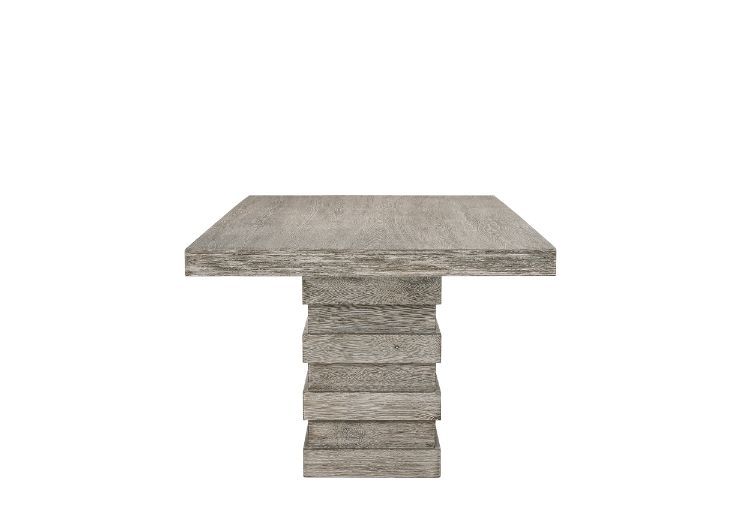 Faustine - Dining Table - Salvaged Light Oak, beige, view 2