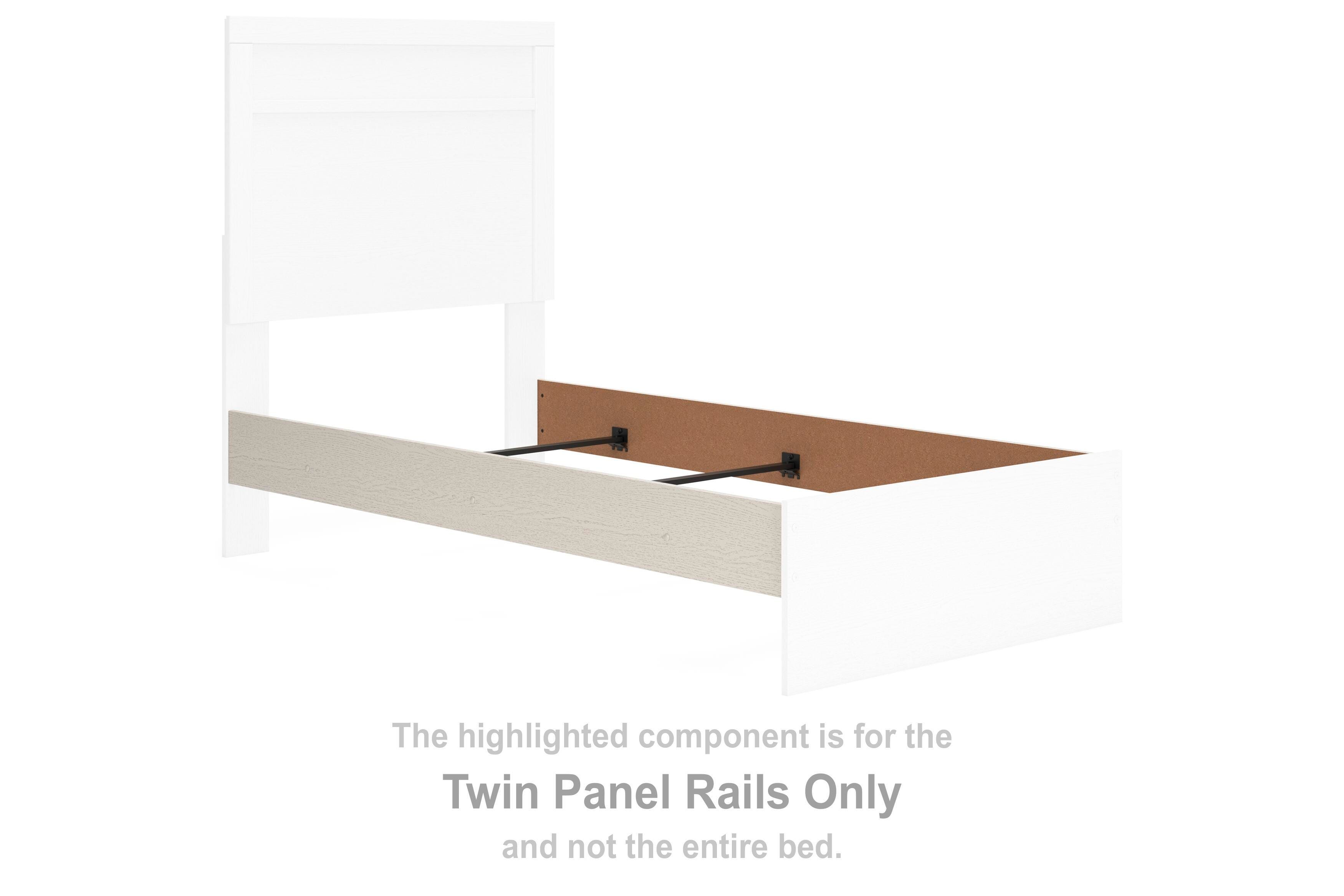 Stelsie – Twin Panel Rails – White