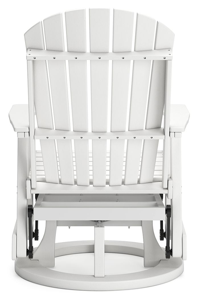 Ashley Furniture Hyland Wave - Swivel Glider Chair - White - Image 4