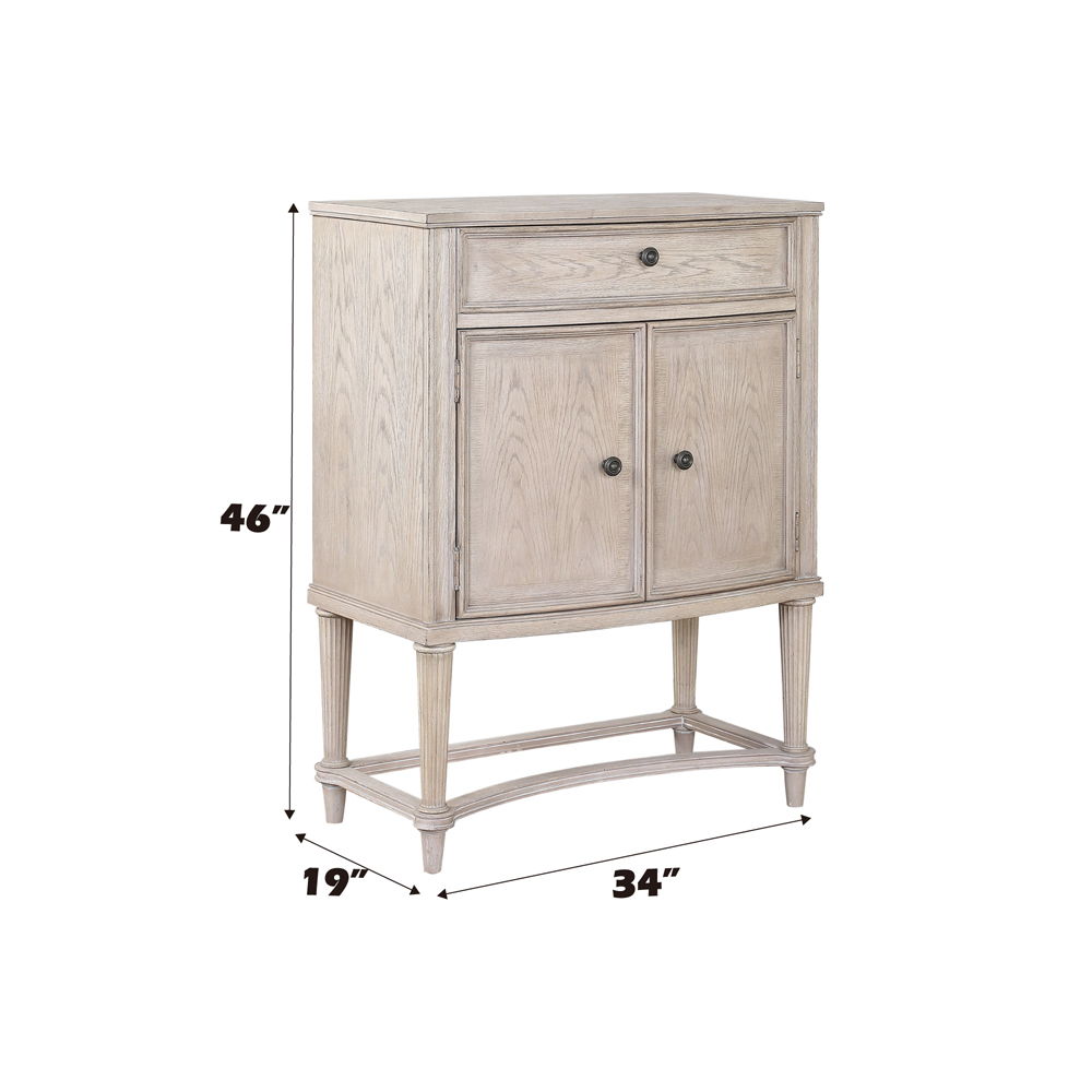 Wynsor - Wine Cabinet - Antique White, beige, view 3