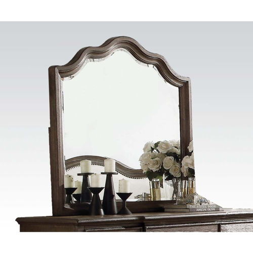 Baudouin - Mirror - Weathered Oak, dark brown