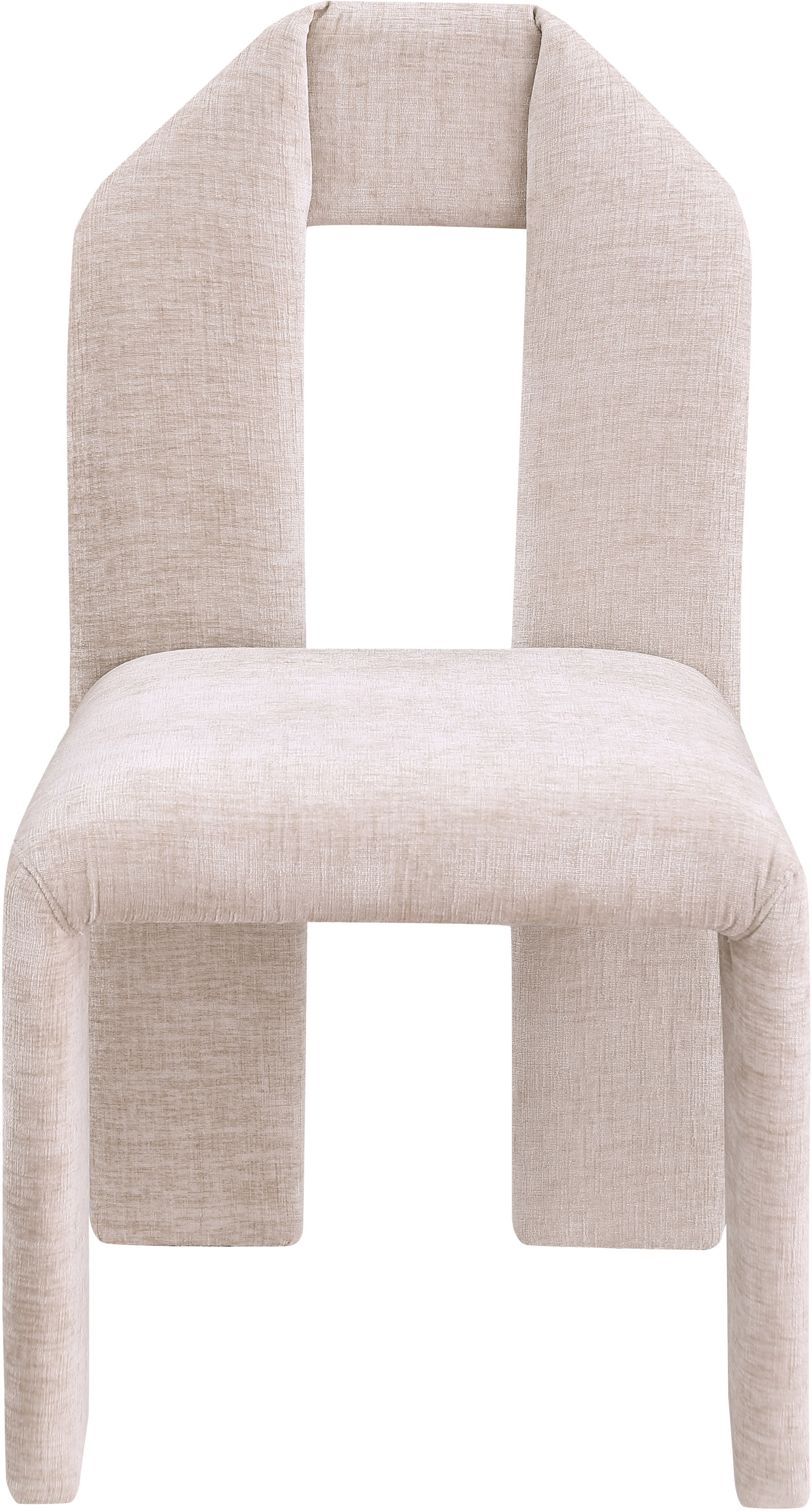 Bennett - Chenille Dining Chair (Set of 2) - Beige