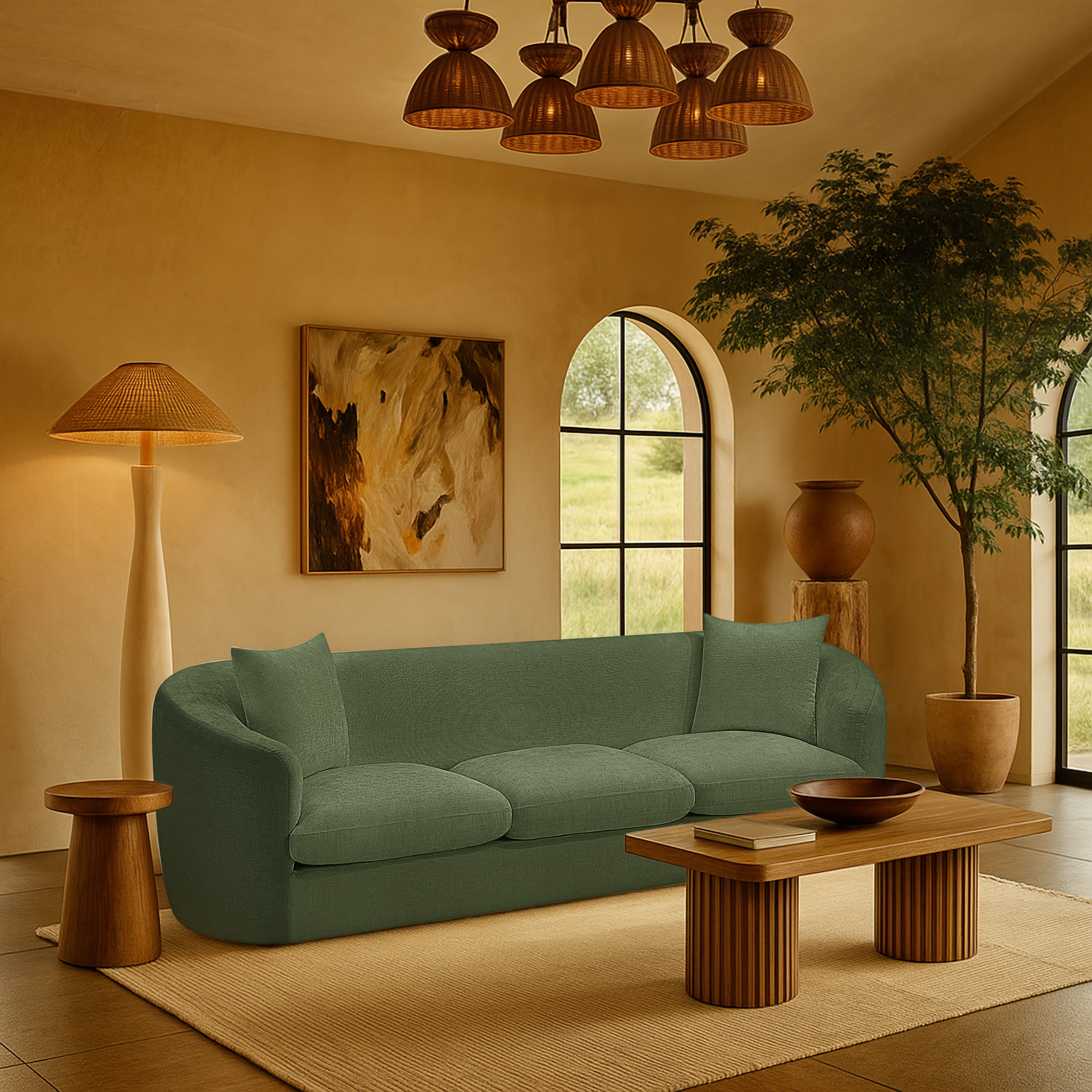 Penelope - Sofa - Green