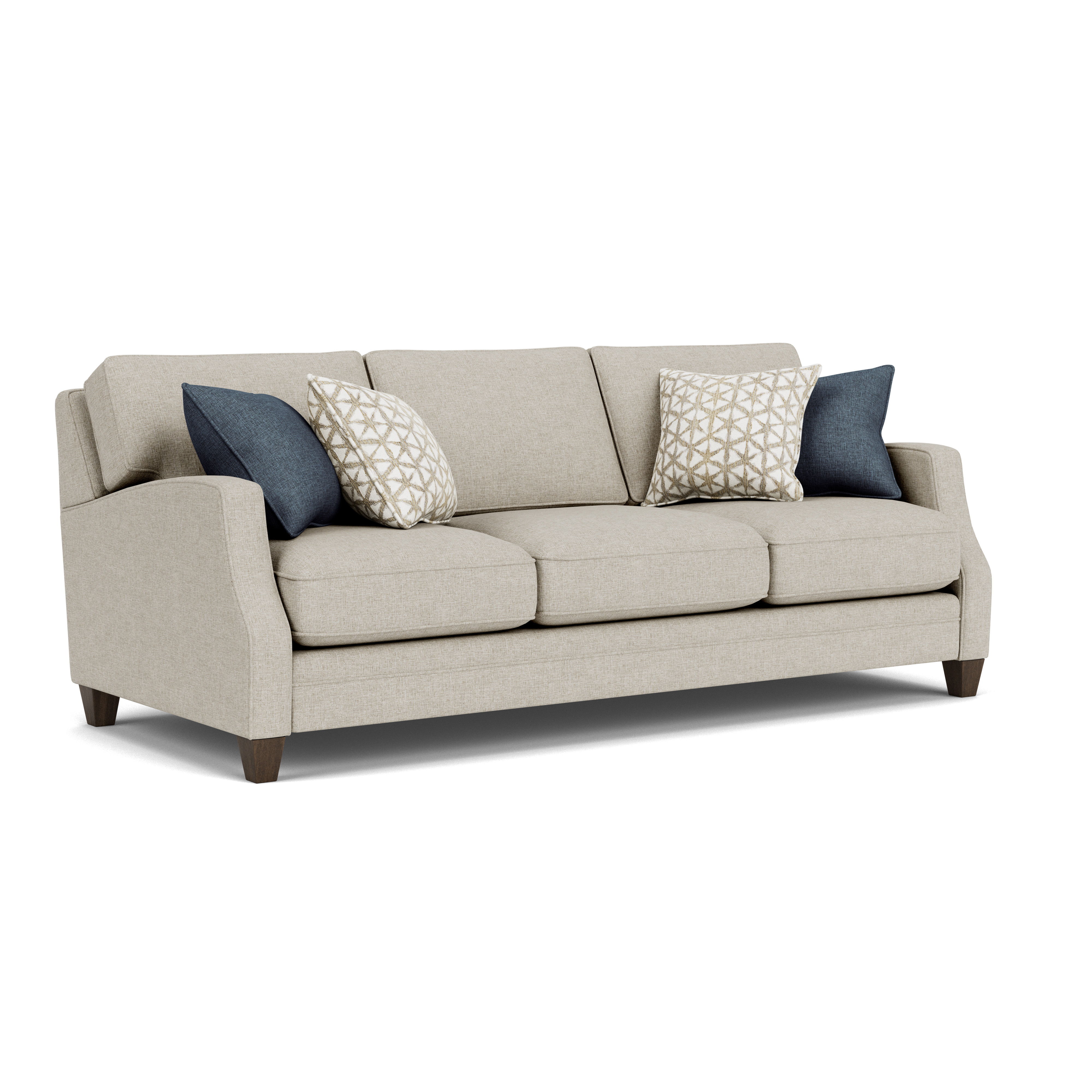 Lennox - Fabric Sofa, light gray, view 2
