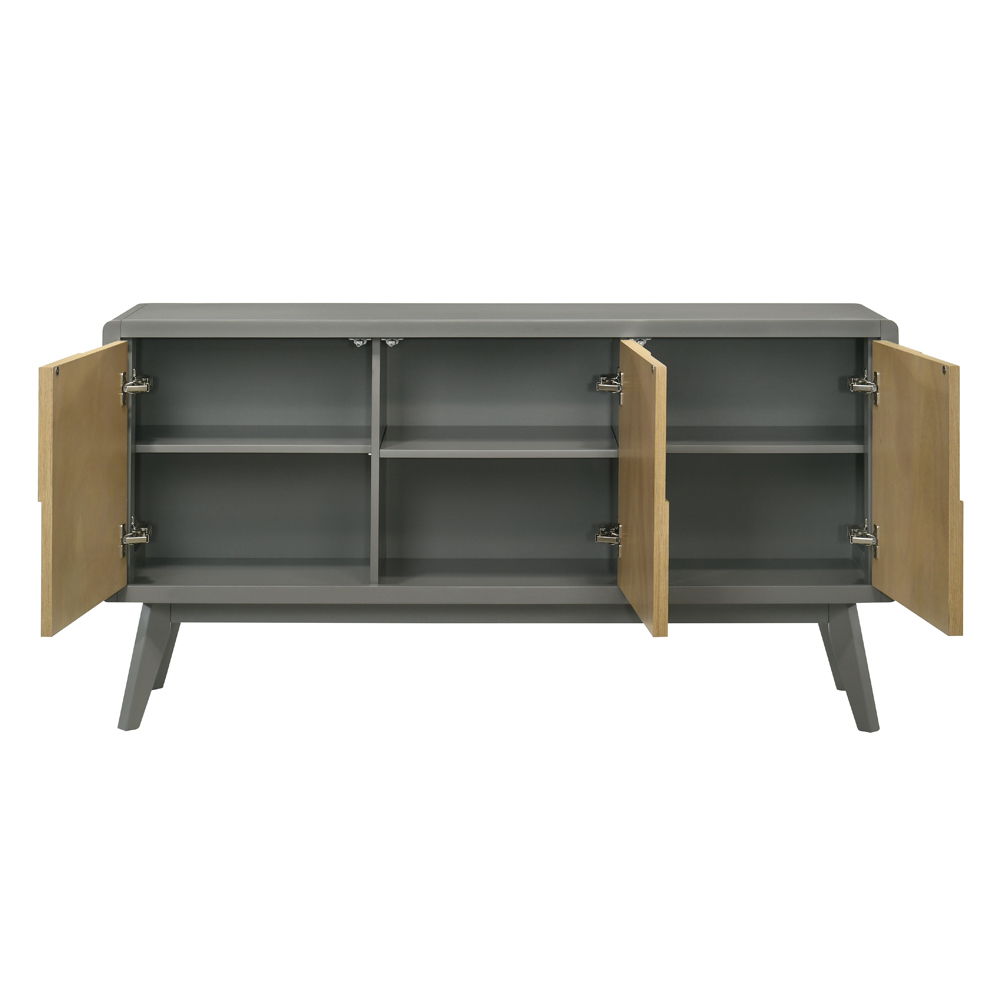 Blayde - Server - Light Gray & Natural, gray, view 2