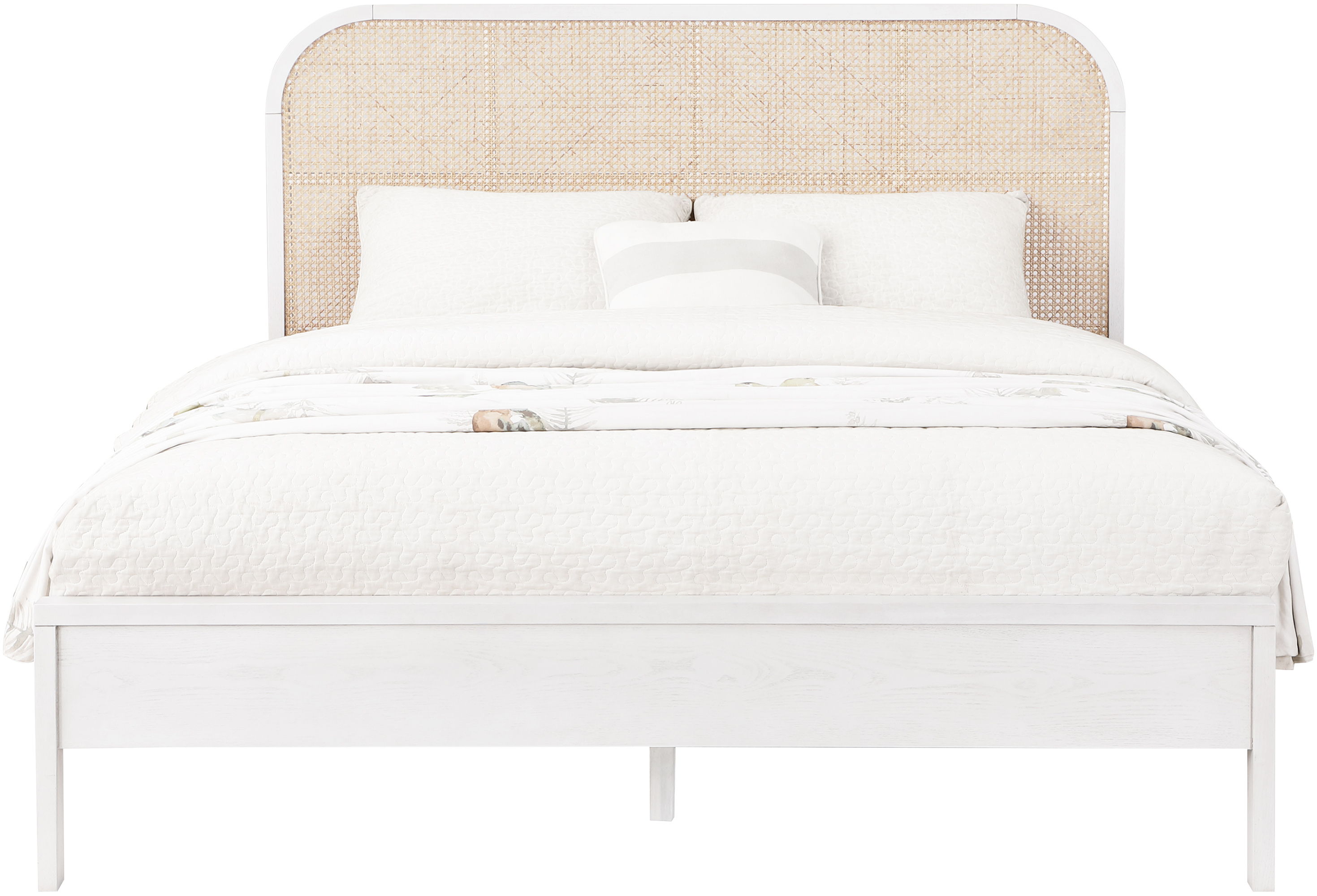 Siena - King Bed - White