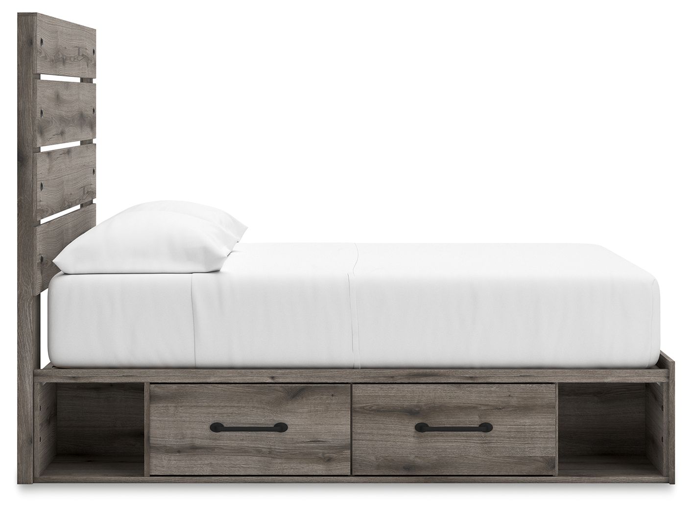 Ashley Furniture Graystorm - Full Panel Storage Bed - Brown Gray - Image 10