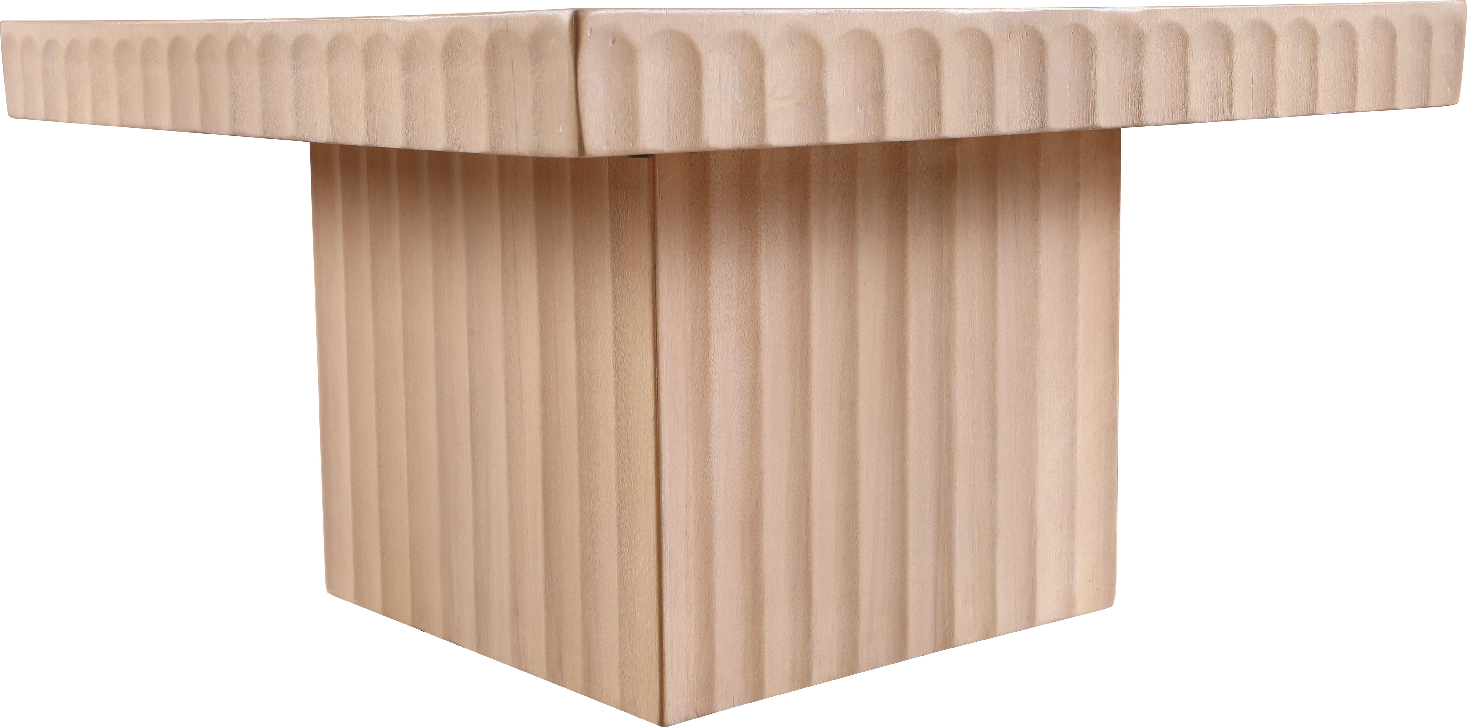 Spencer - 12" Oak Veneer Coffee Table - Natural