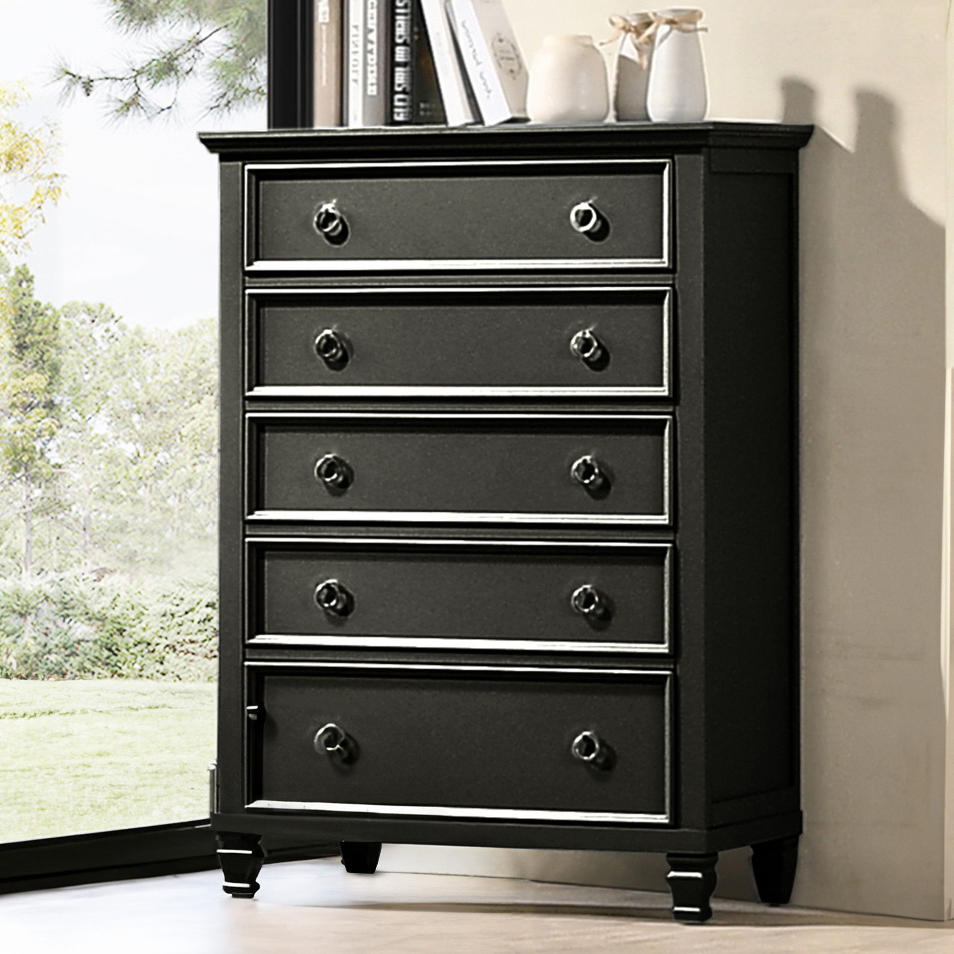 Tamarack - Chest - Black, black, view 6