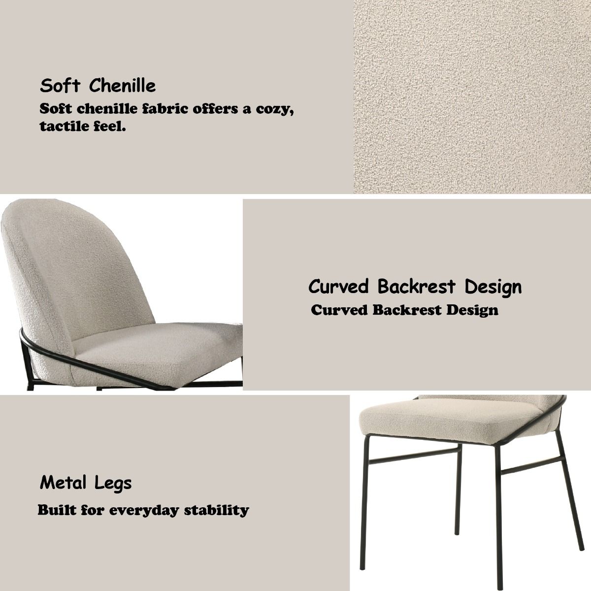 Lark - Side Chair (Set of 2) - White / Black, white, view 8