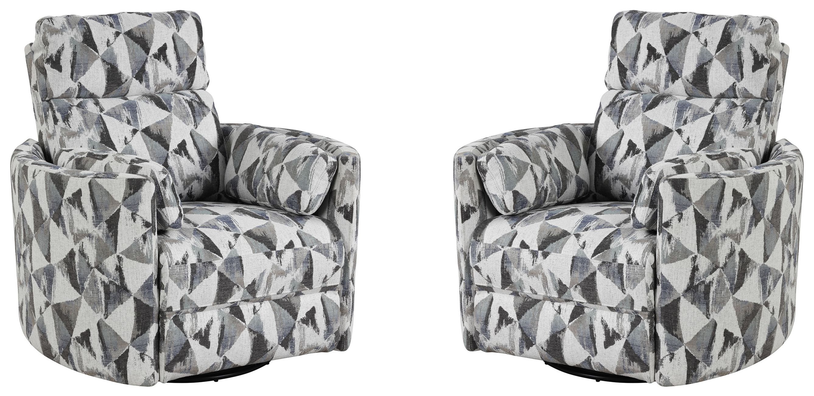 Parker House Radius - Power Swivel Glider Recliner (Set of 2) - Optics Dusk