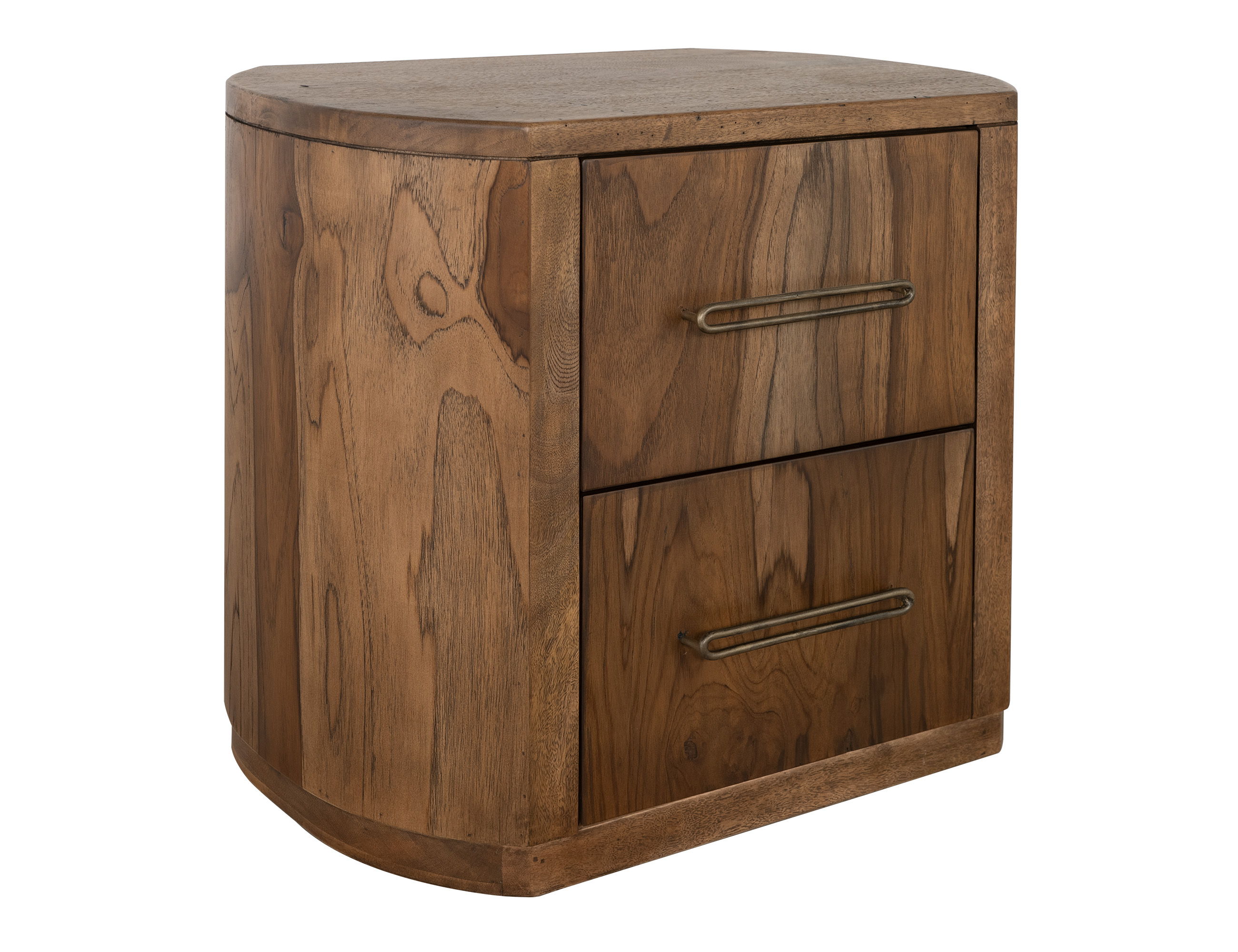 International Furniture Direct Balam - Nightstand - Brown