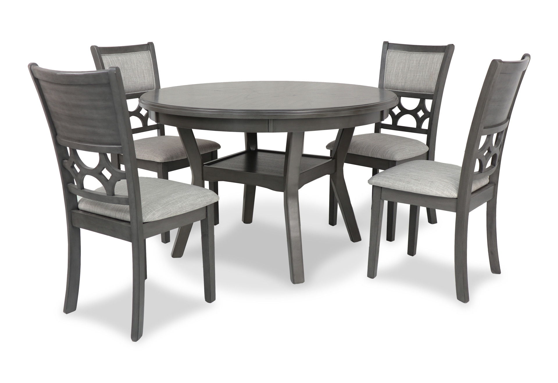 Mitchell - 5 Piece Dining Set - Gray
