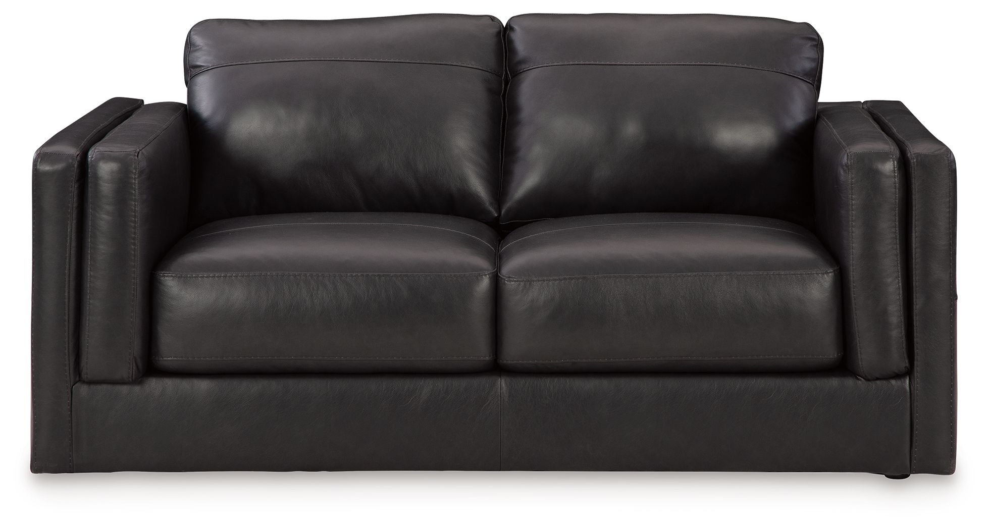 Ashley Furniture Amiata - Loveseat - Onyx - Image 3