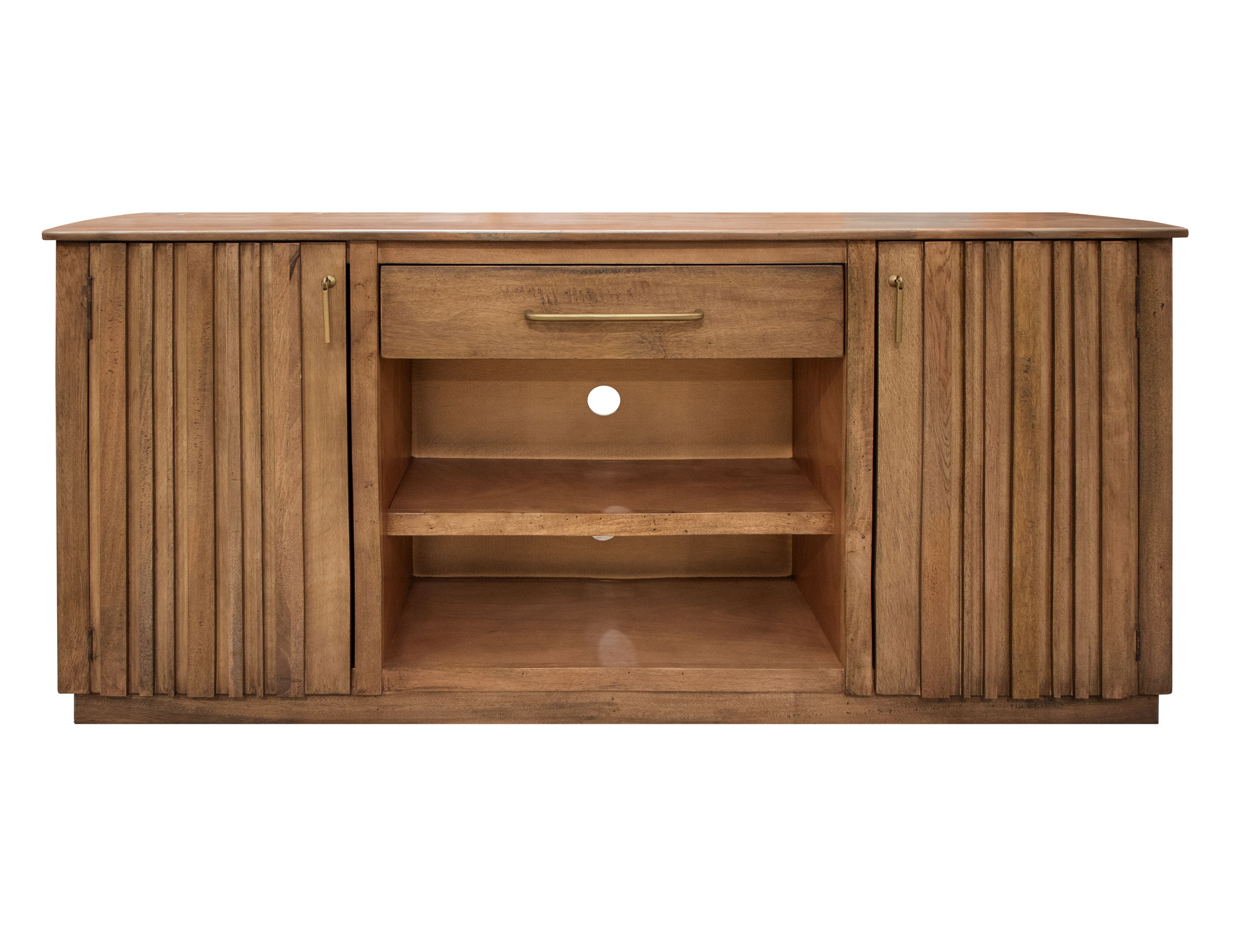 International Furniture Direct Mezquite - TV Stand - Mezquite Brown
