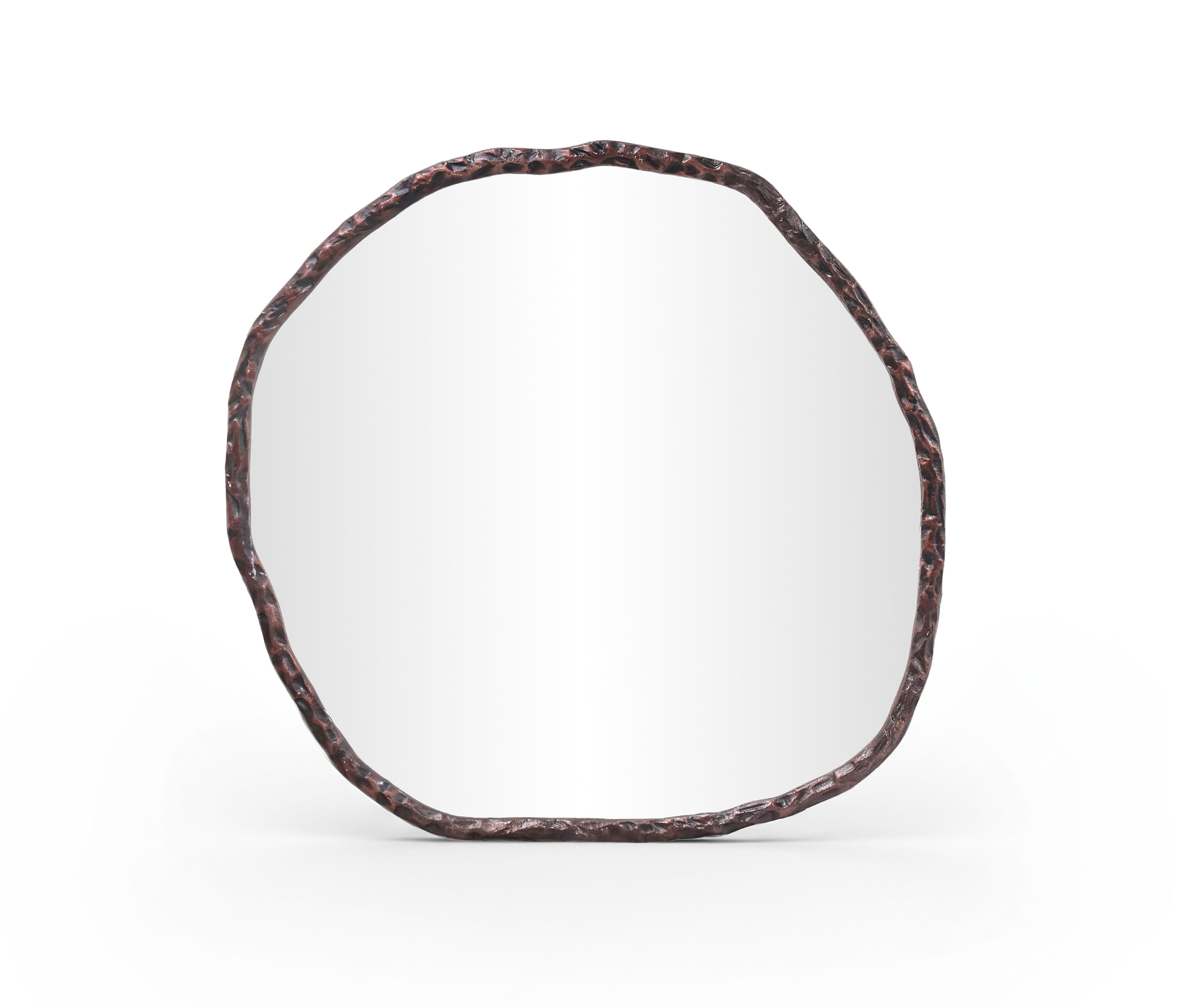 Molten - 36" Iron Mirror - Brown