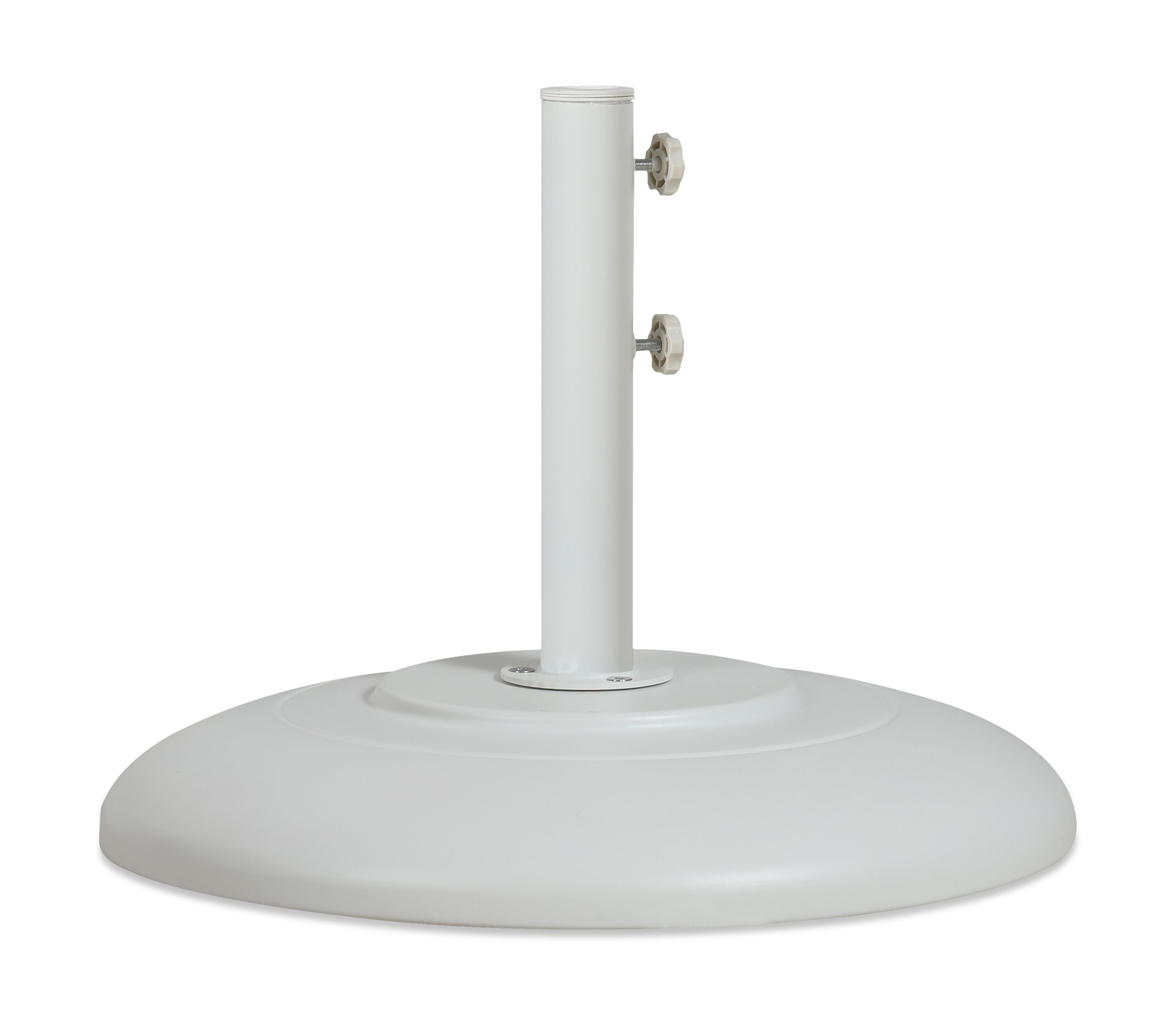 Cozumel - Steel Patio Umbrella Base - White