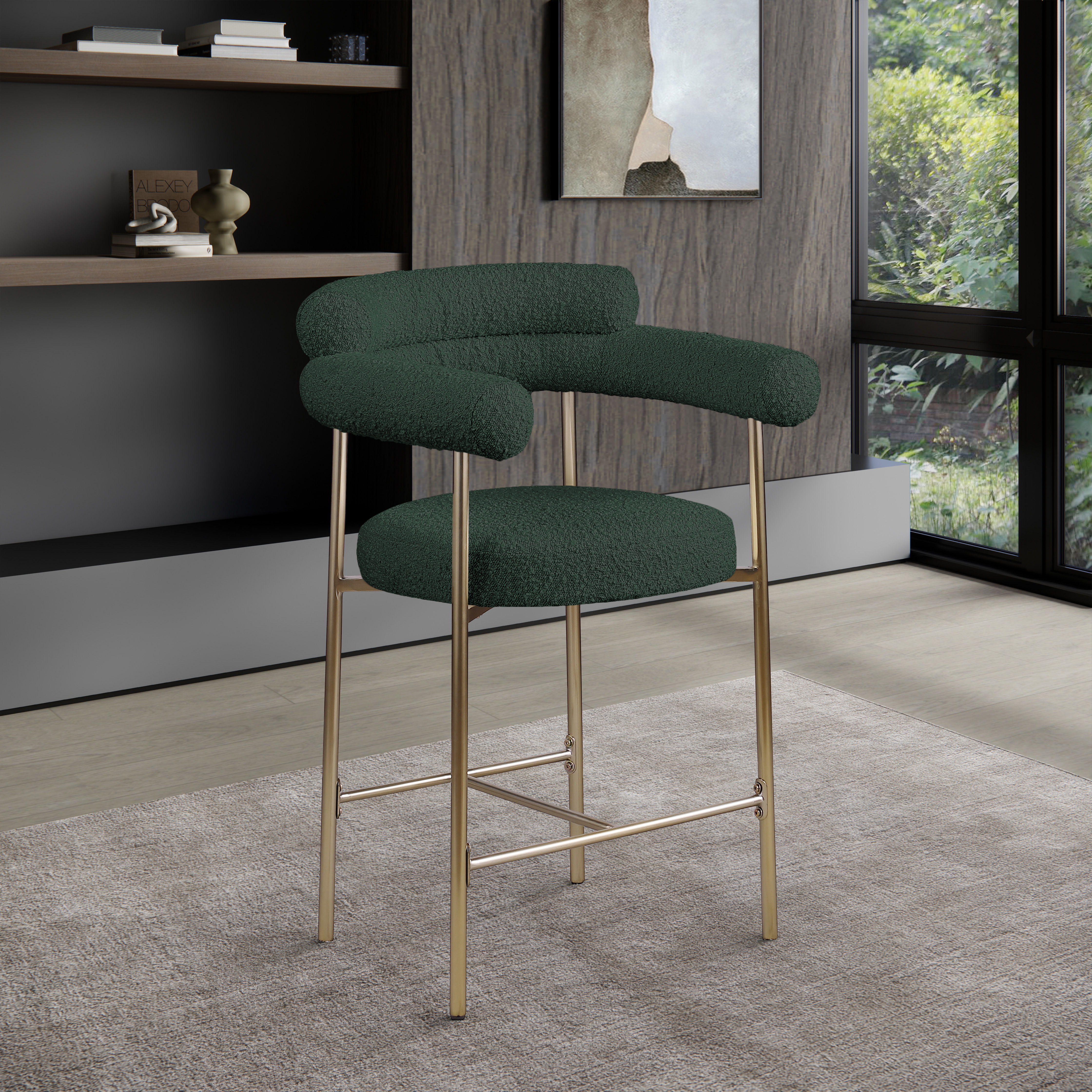 Blake - Counter Stool (Set of 2) - Green