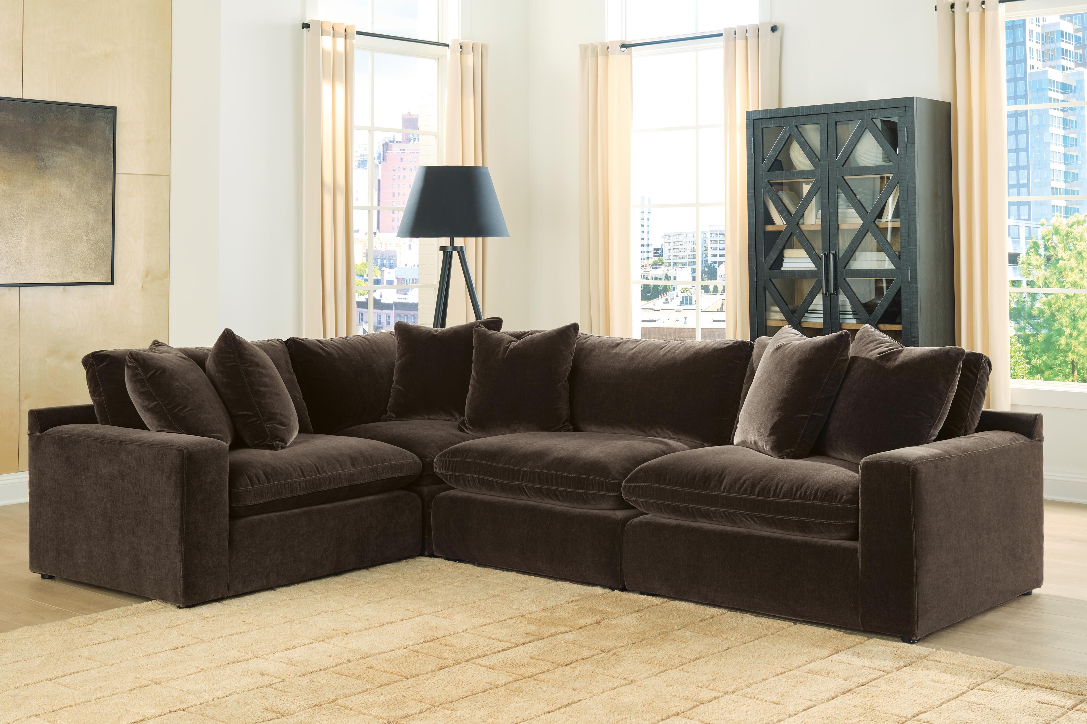 Ashley Furniture Maxton Heights - 4-Piece Sectional - Bittersweet - Image 2