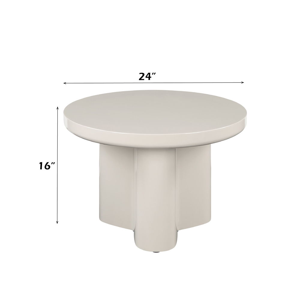 Joane - End Table - Light Gray High Gloss, light gray, view 5