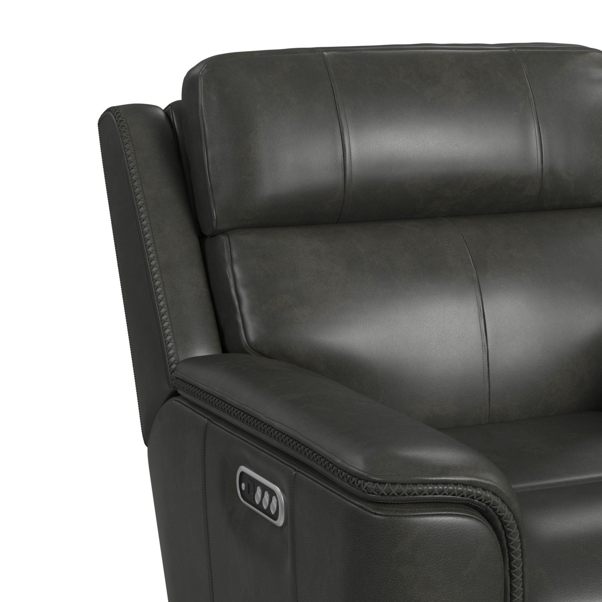 Mustang - 2 Piece Living Room Set (Sofa & Loveseat) - Aline Anthracite