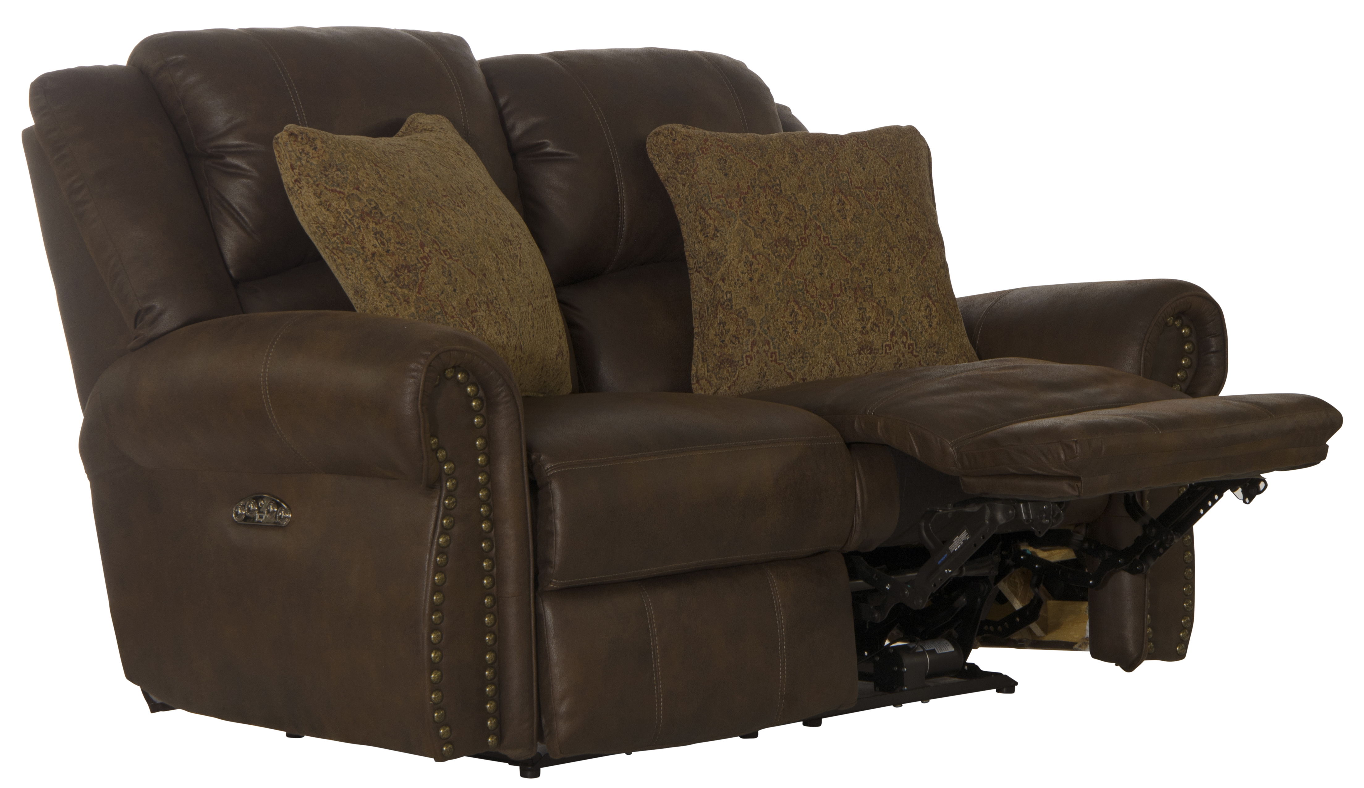 Pickett - Power Reclining Loveseat With Power Adjustable Headrest - Walnut
