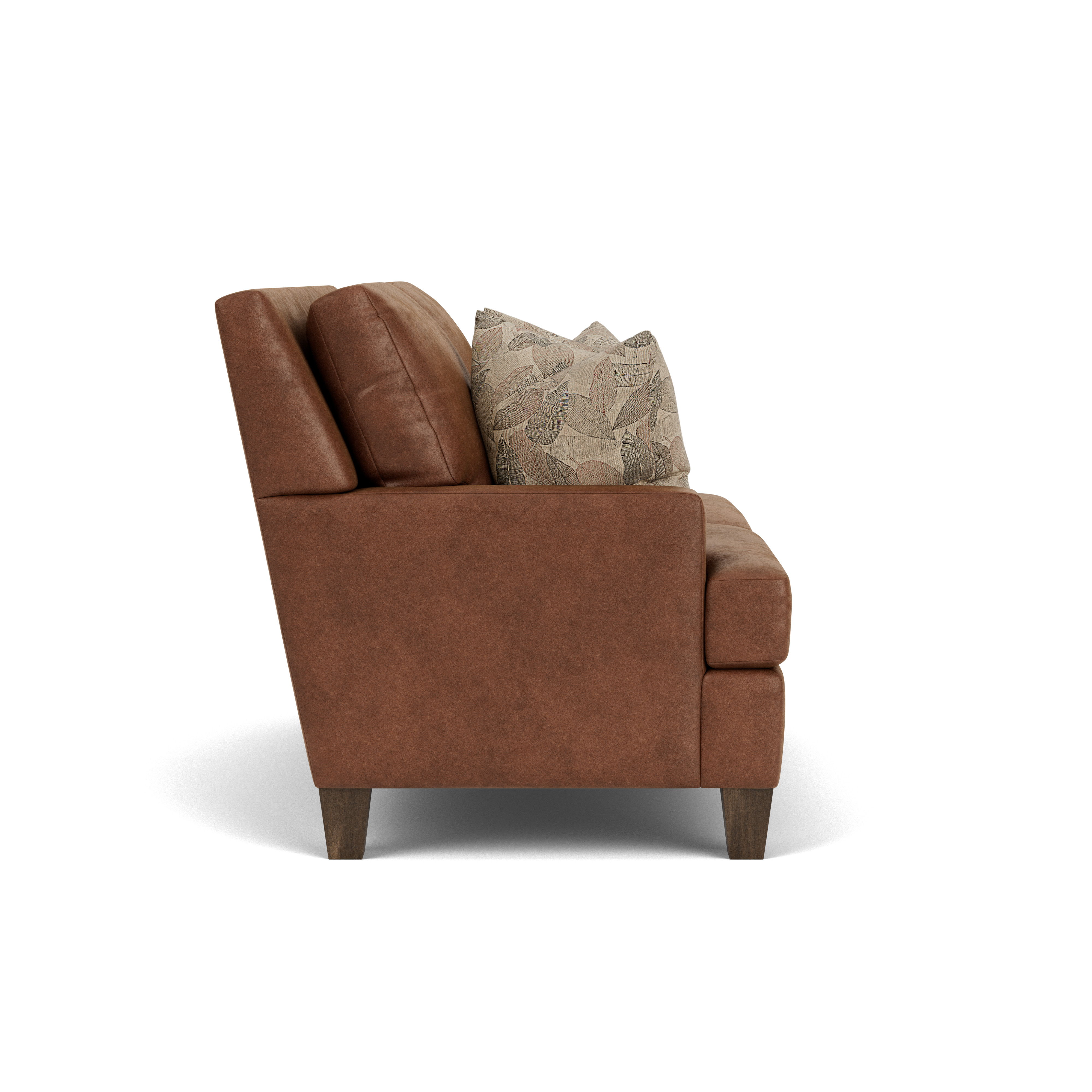 Lloyd - Fabric Loveseat, dark brown, view 8