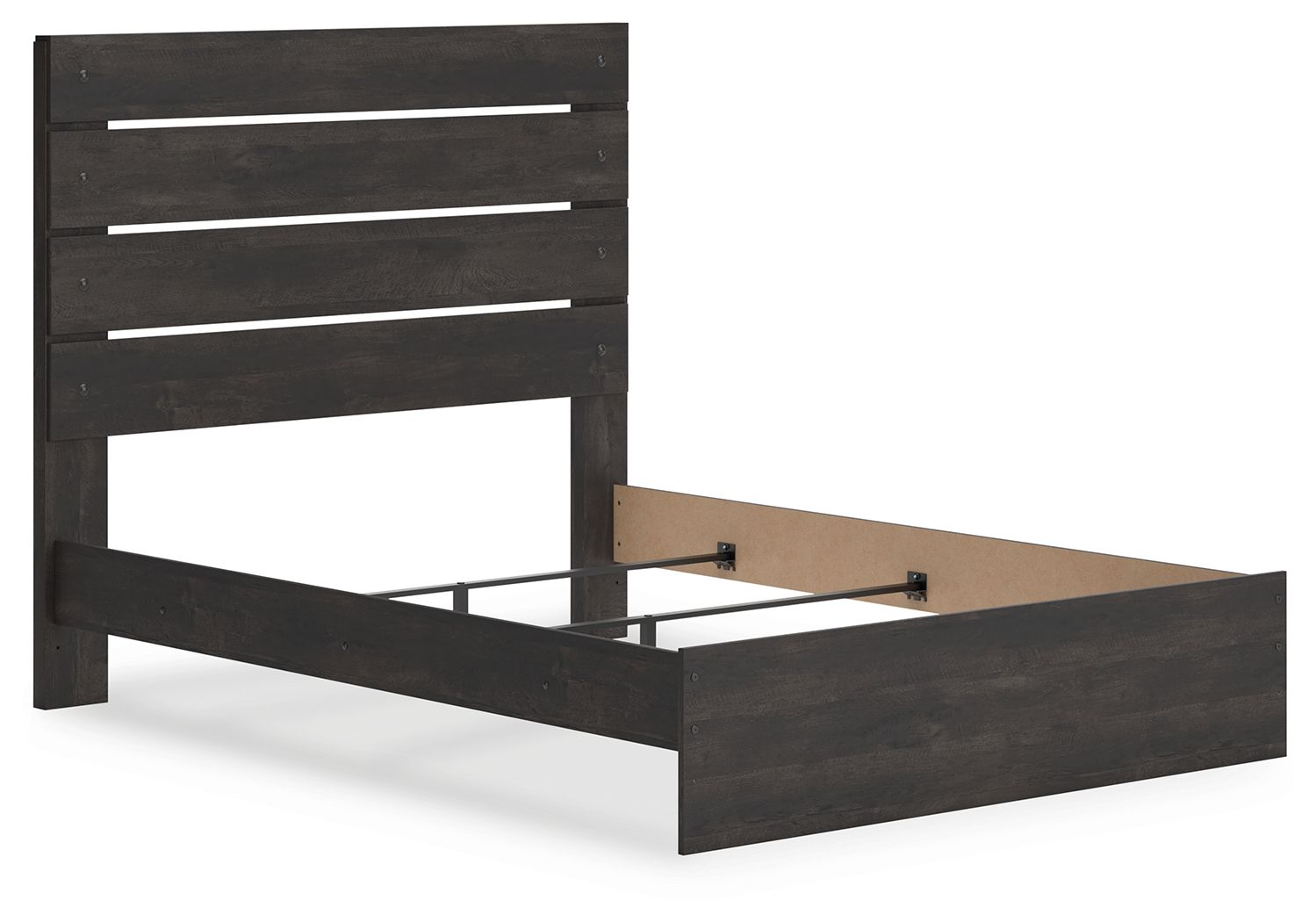 Hollivern - Queen Panel Bed - Dark Gray